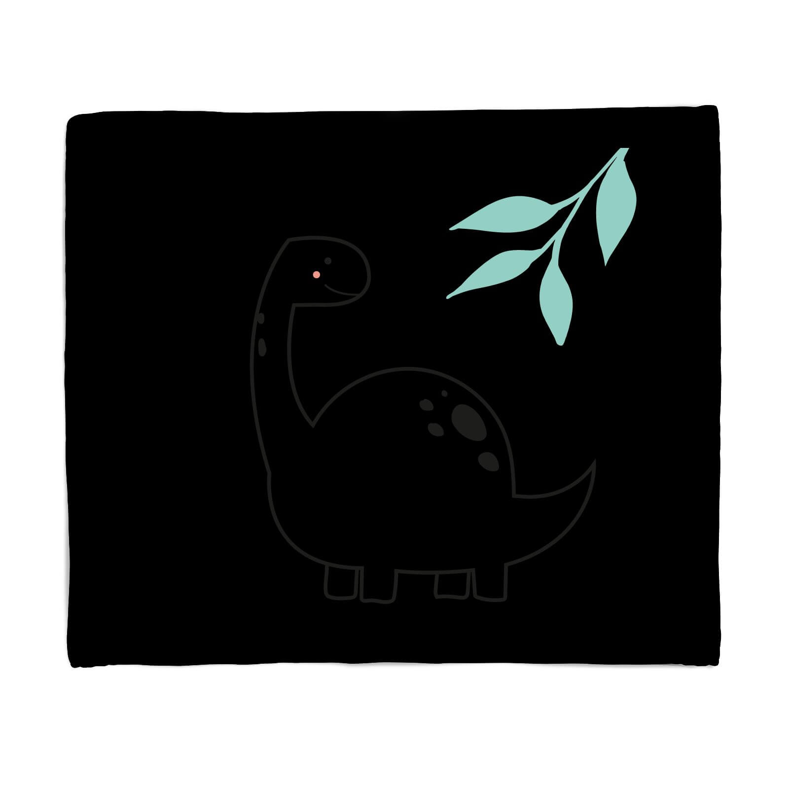 Pastel Diplodocus Fleece Blanket - S