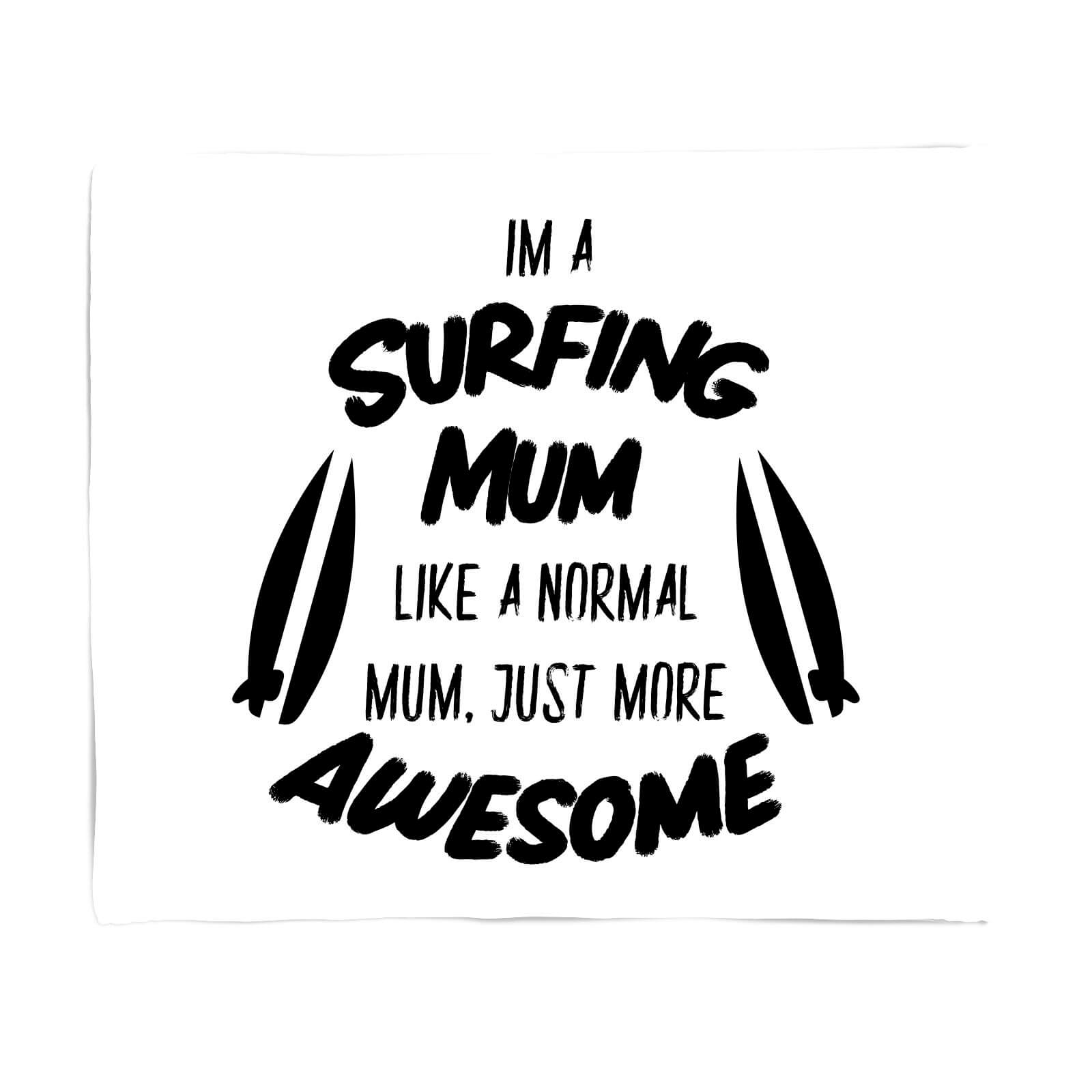 Surfing Mum Fleece Blanket - S