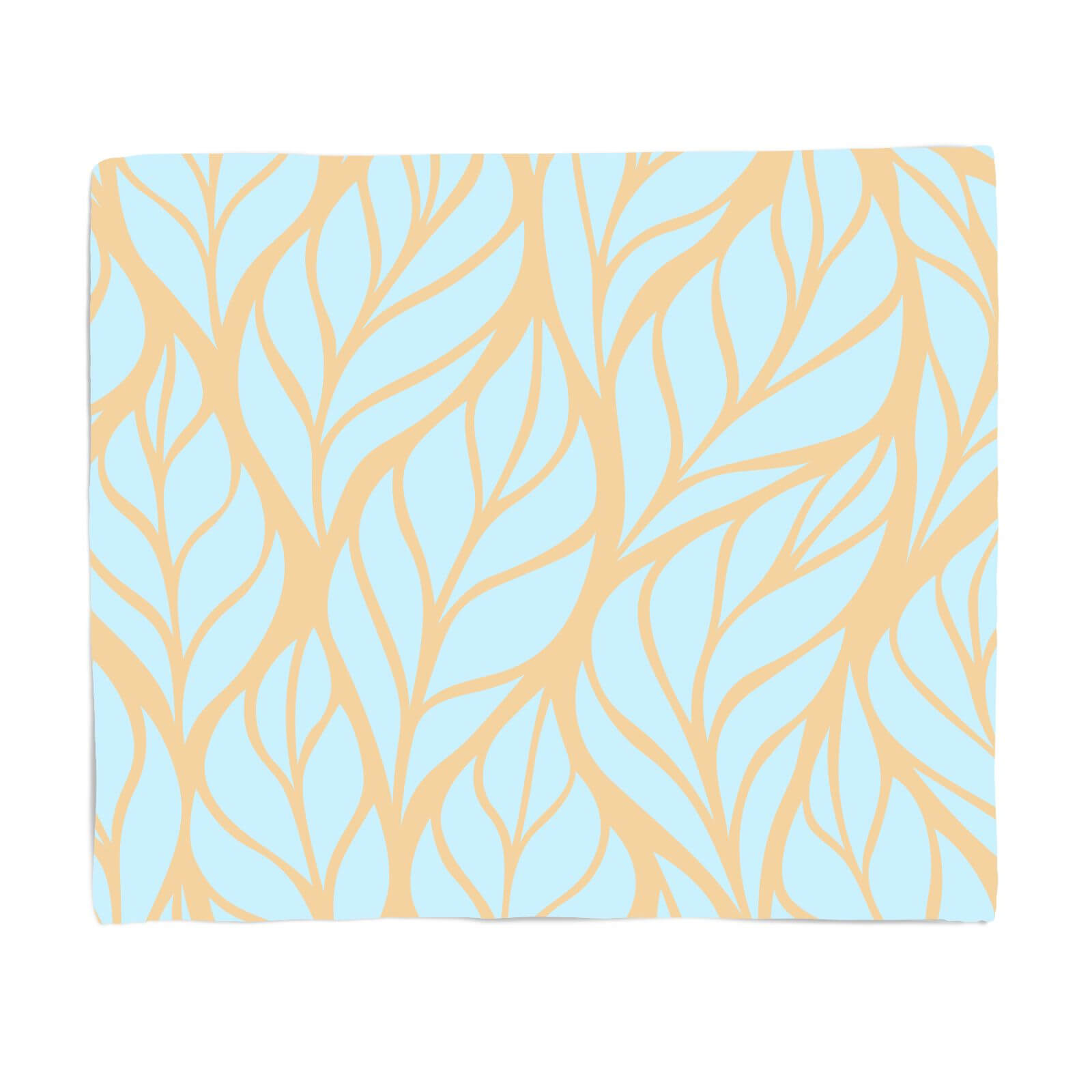 Willow Leaves Fleece Blanket - S