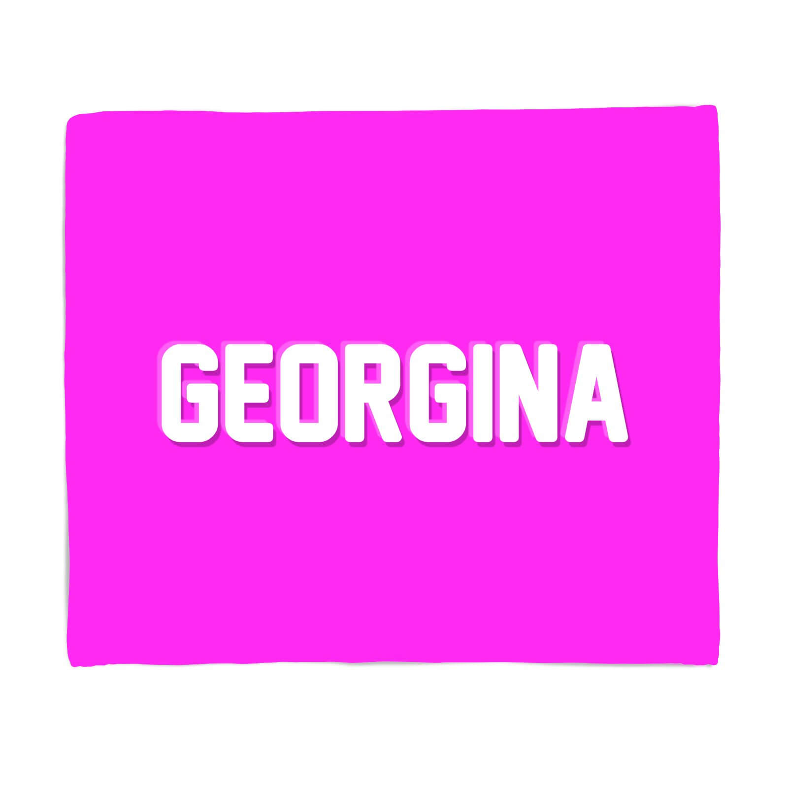 Embossed Georgina Fleece Blanket - S