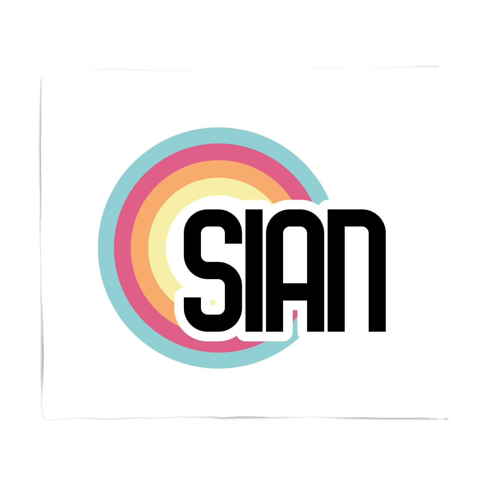 Sian Rainbow Fleece Blanket - S