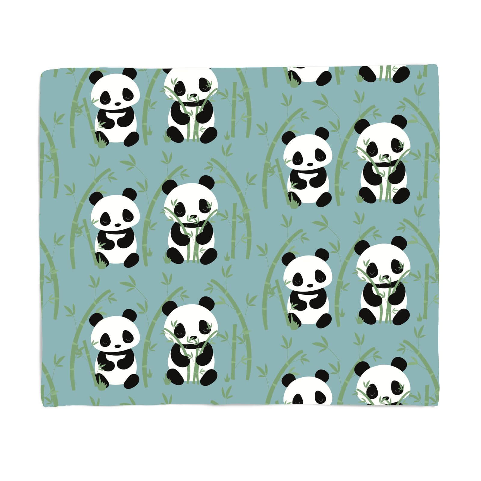 Panda Couple Fleece Blanket - S