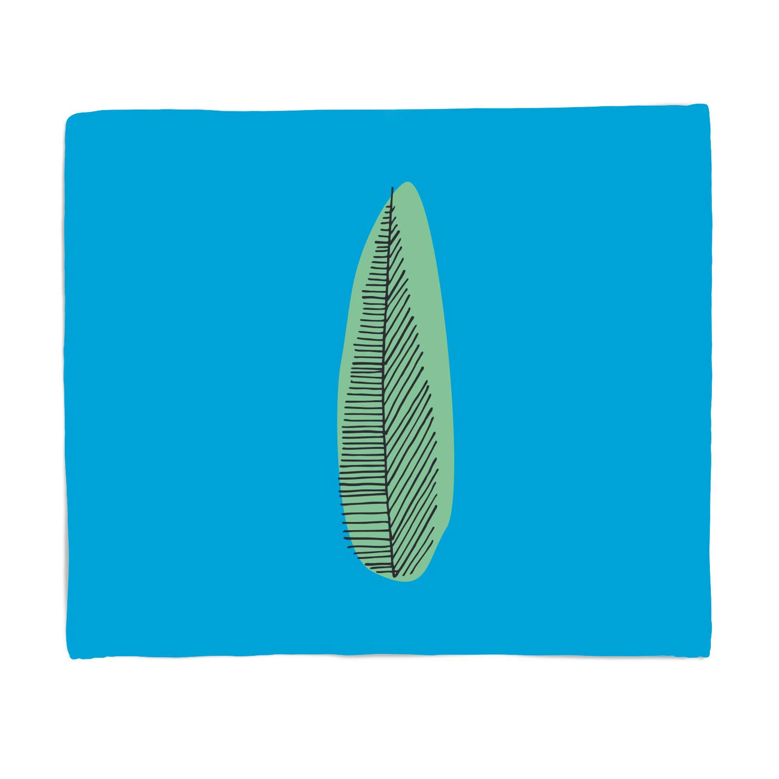 Leaf Fleece Blanket - S