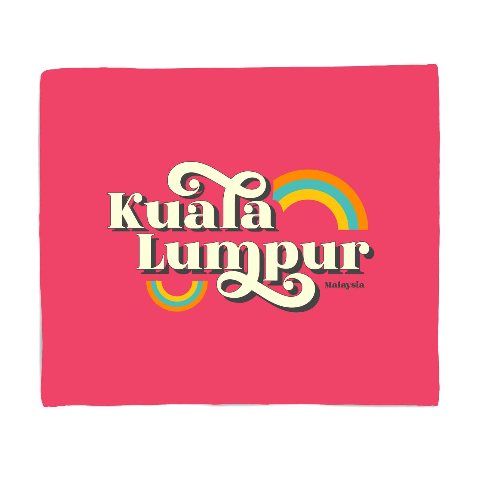 Kuala Lumpur Fleece Blanket - S