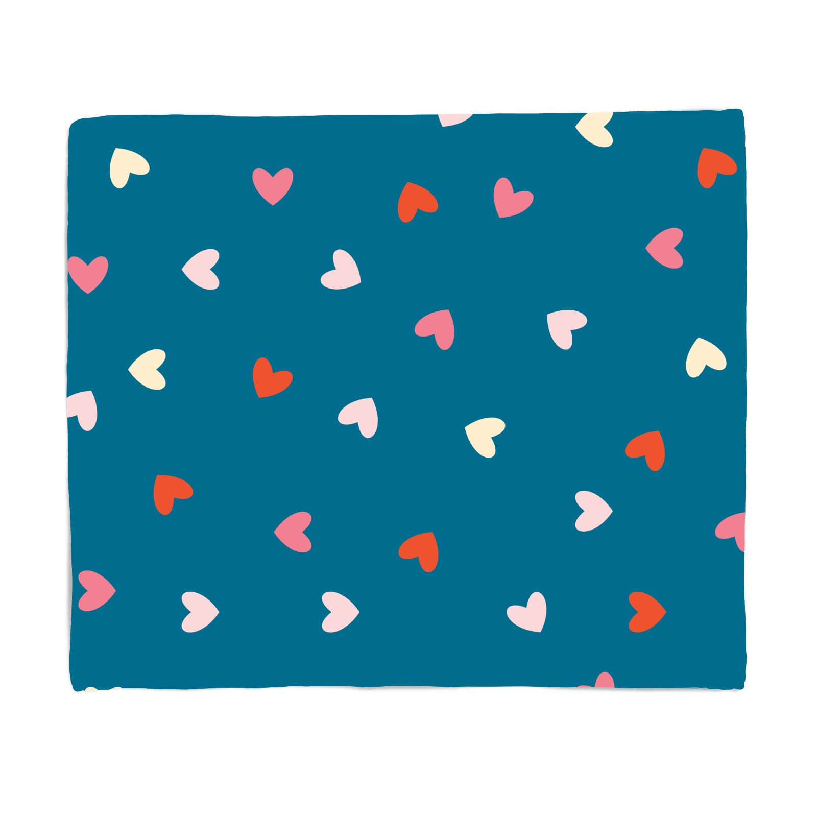 Love Hearts Fleece Blanket - S