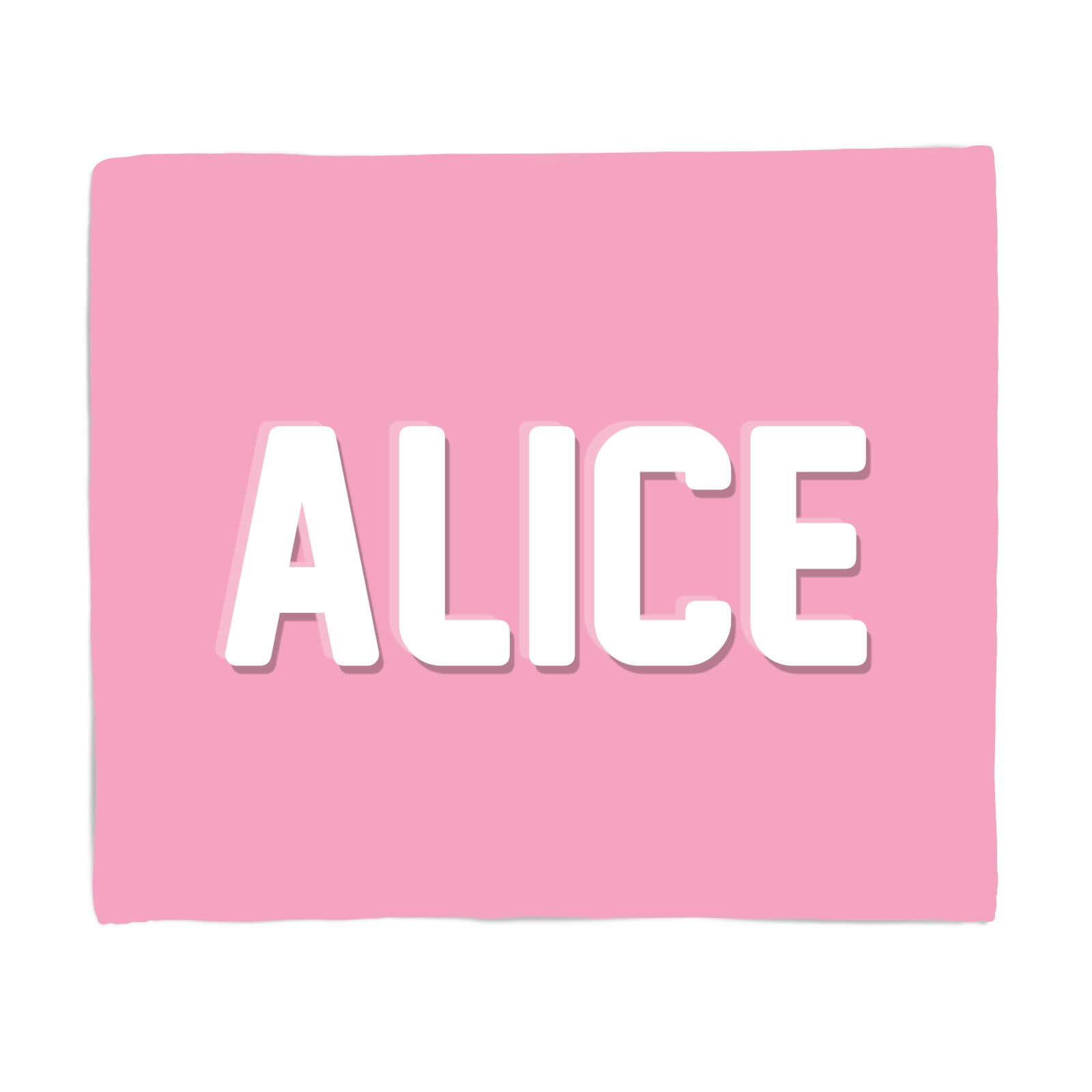Embossed Alice Fleece Blanket - S
