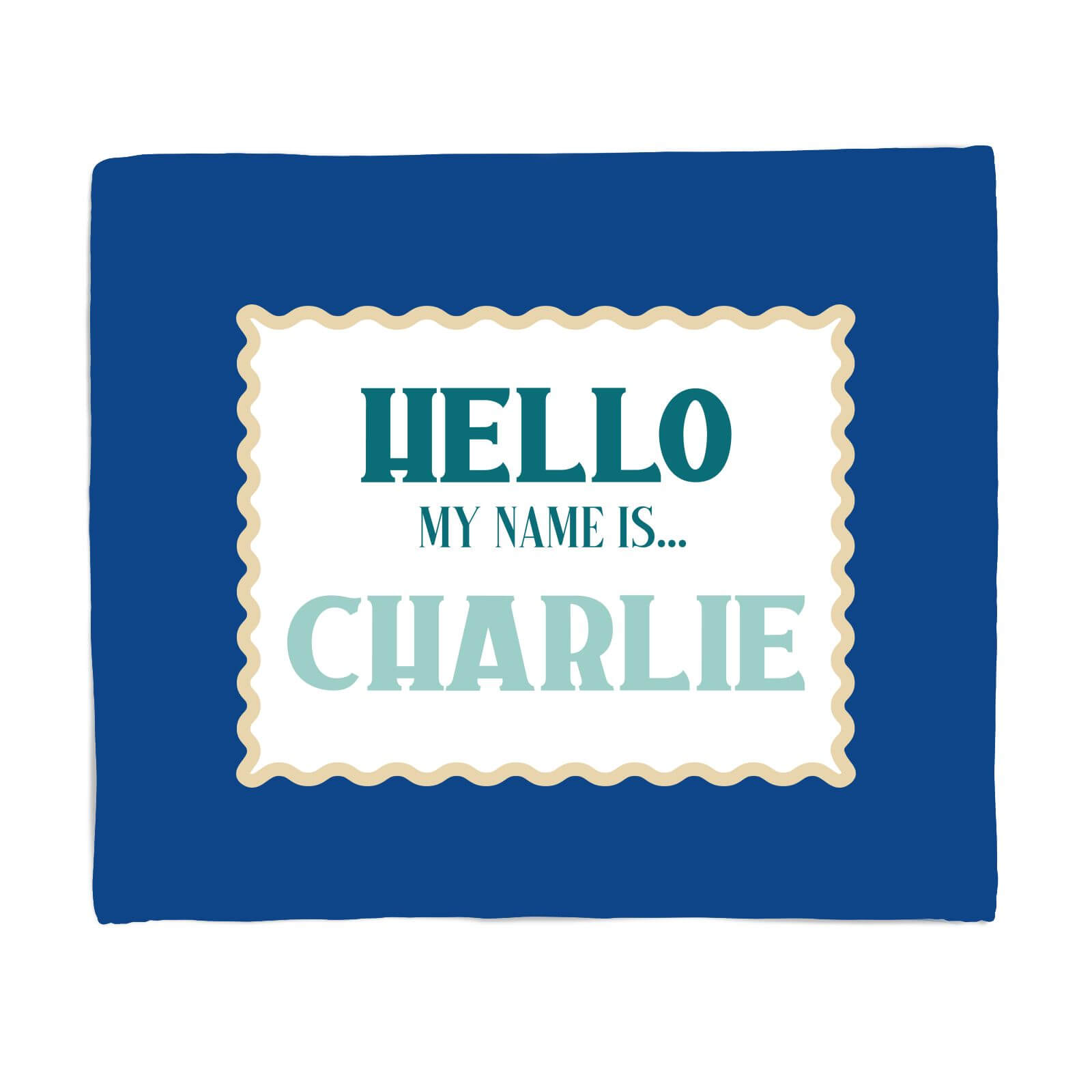 Hello, My Name Is Charlie Fleece Blanket - S