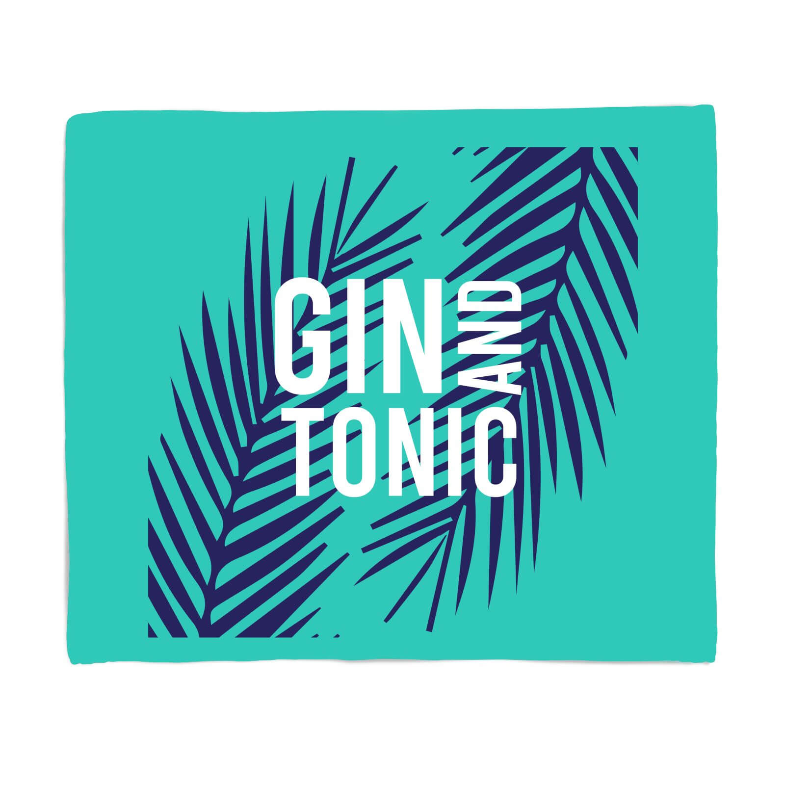 Gin And Tonic Fleece Blanket - S
