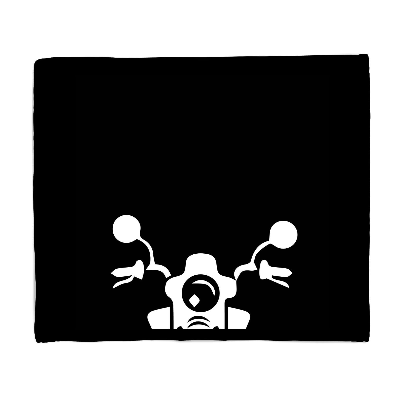 Motorcycle Front Fleece Blanket - S