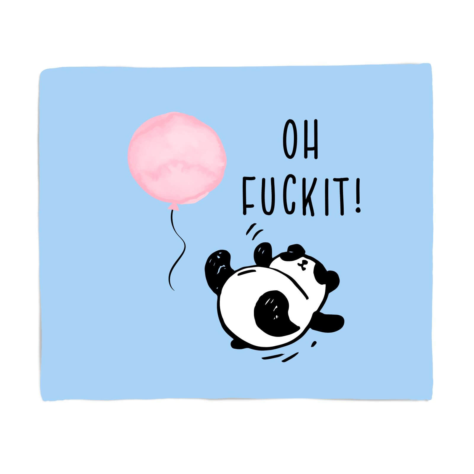 Panda Oh Fuck It! Fleece Blanket - S