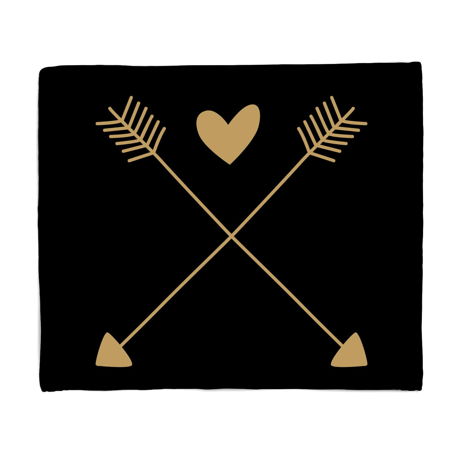 Hearts And Arrows Fleece Blanket - S