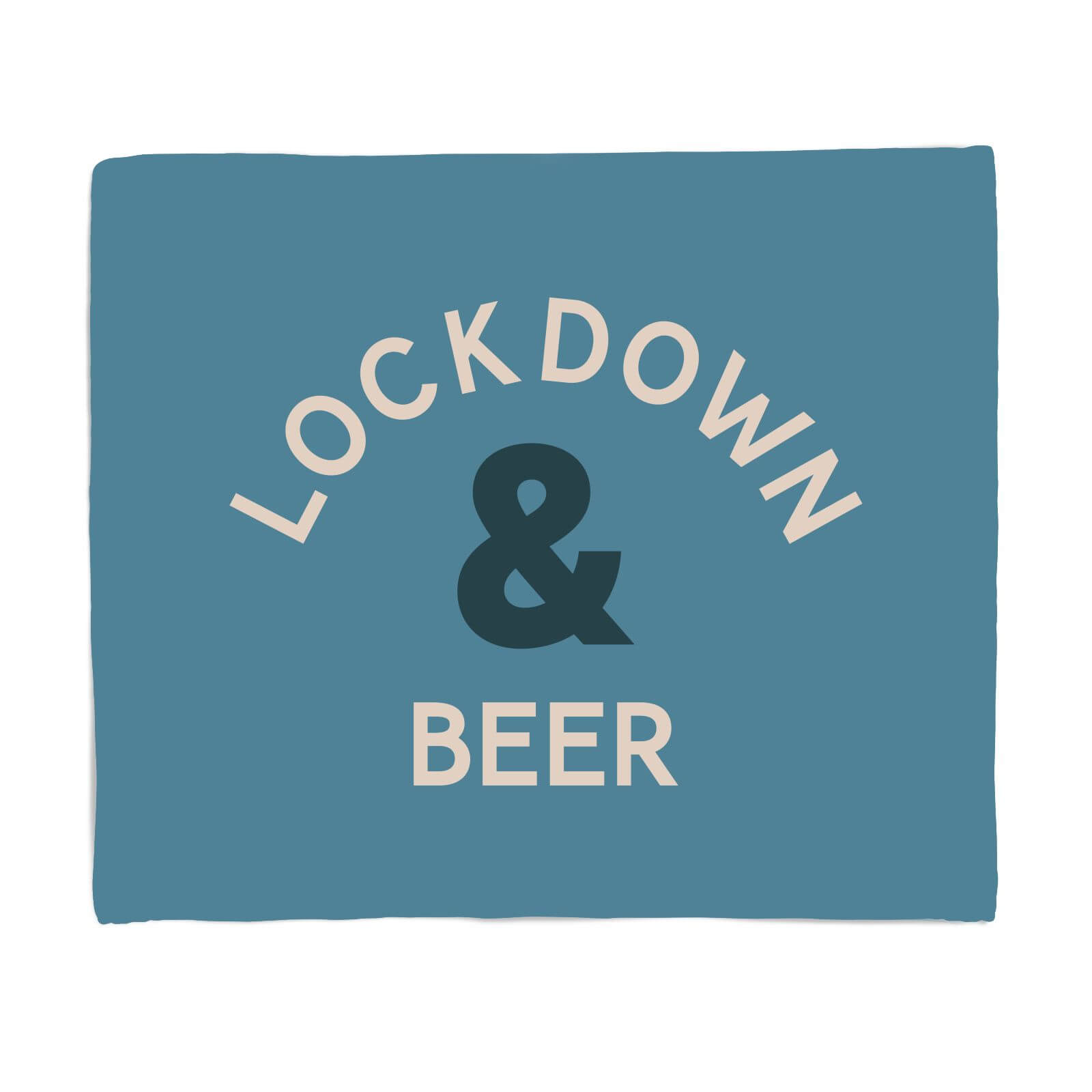 Lockdown & Beer Fleece Blanket - S