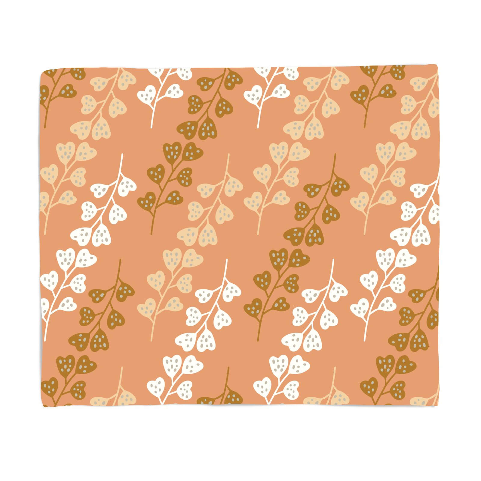 Flower Press Fleece Blanket - S