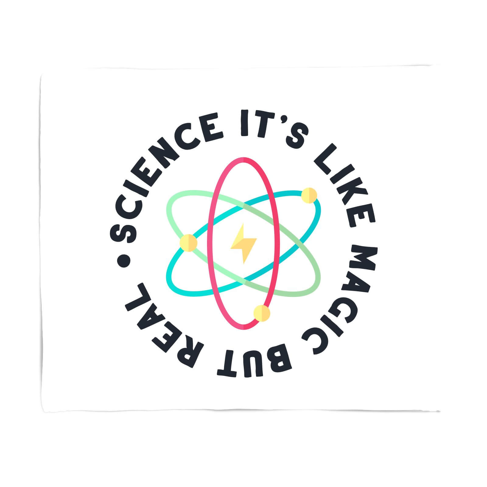 Science It's Like Magic But Real Fleece Blanket - S