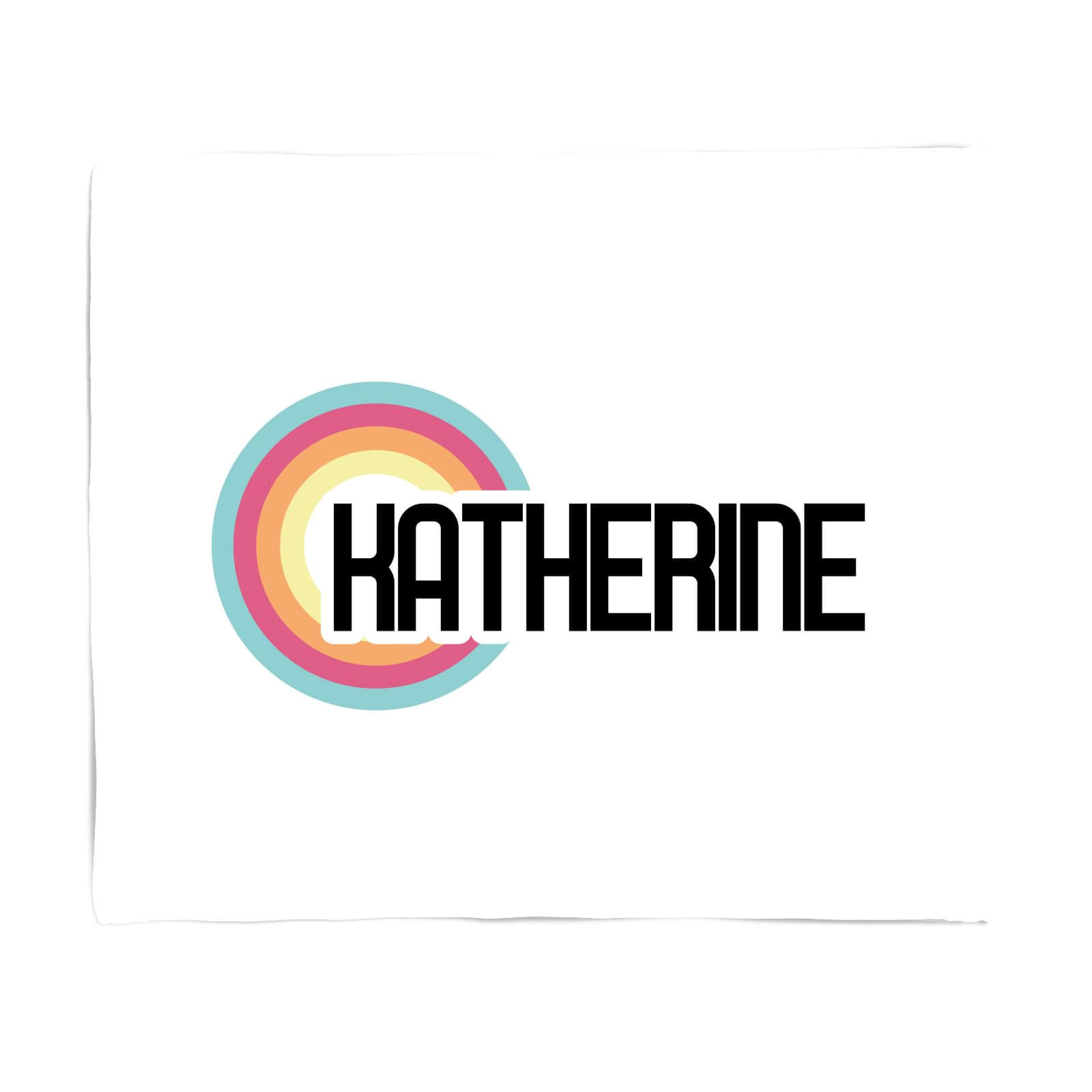 Katherine Rainbow Fleece Blanket - S