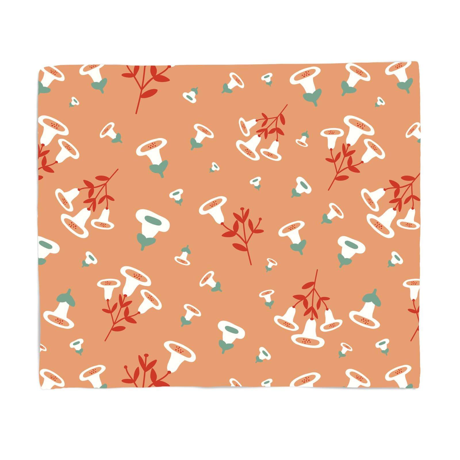 Bell Flowers Fleece Blanket - S