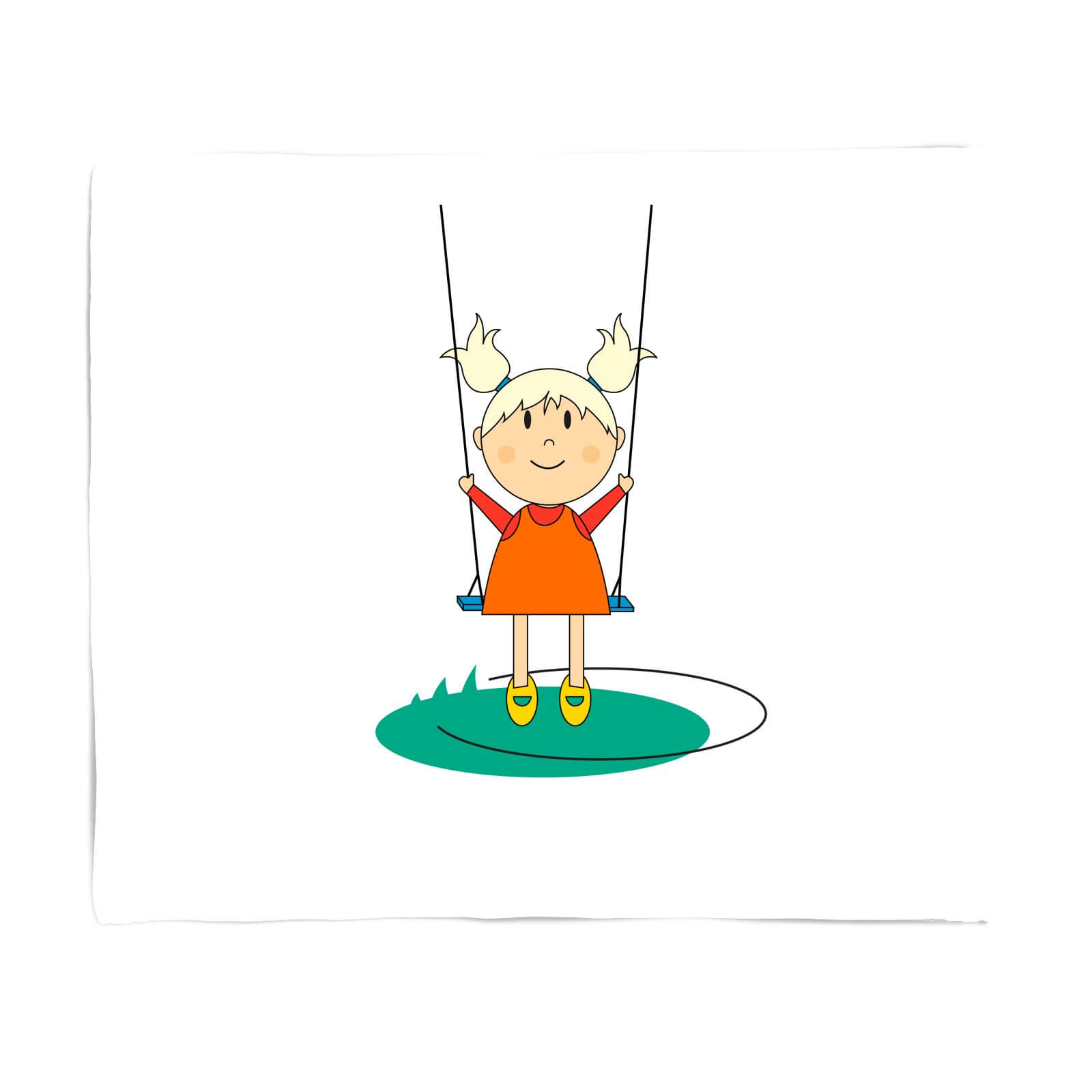 Swinging Kid Fleece Blanket - S