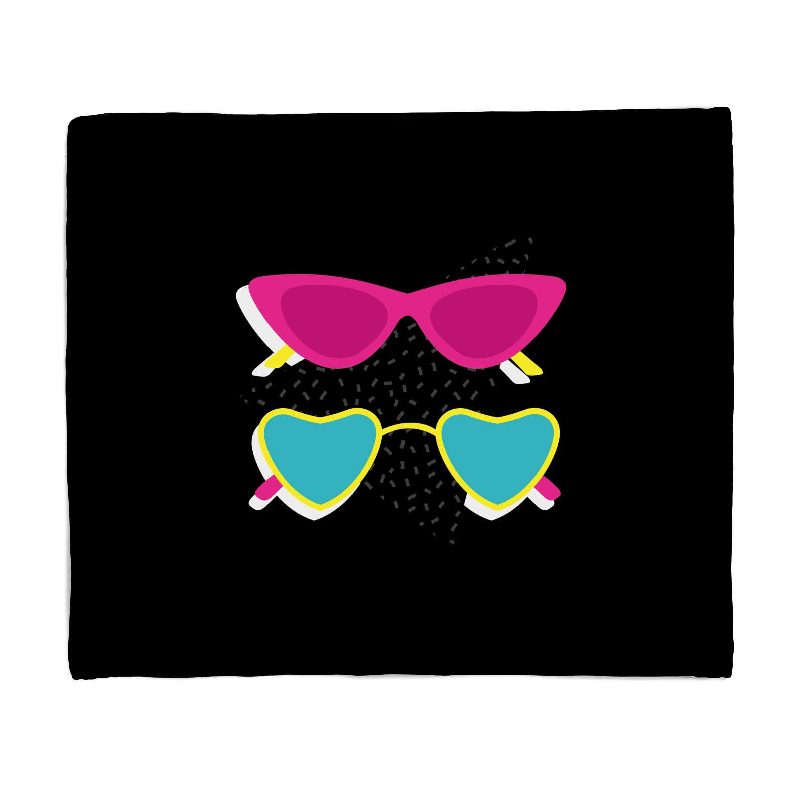 Sunglasses Graphic Fleece Blanket - S