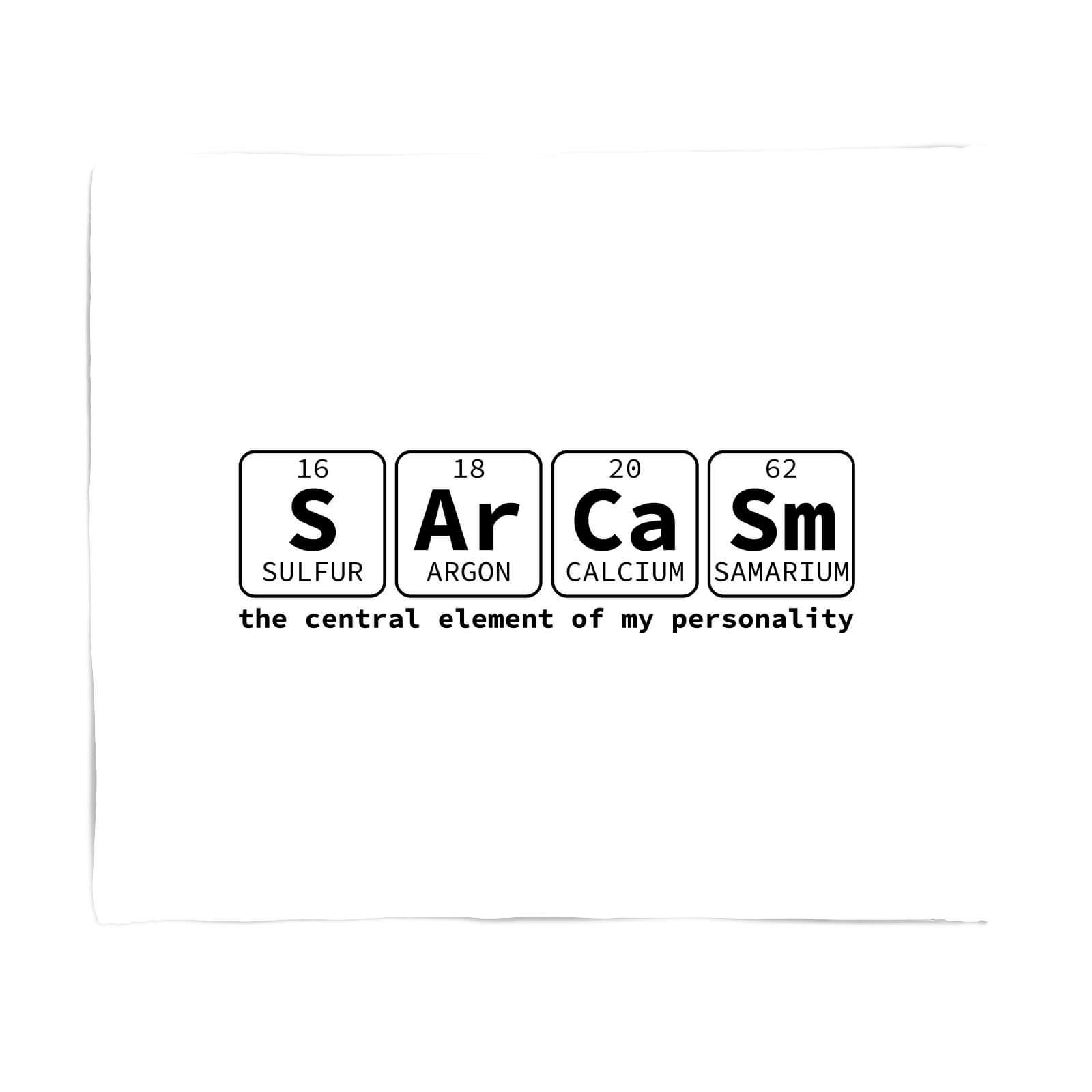 Sarcasm Fleece Blanket - S