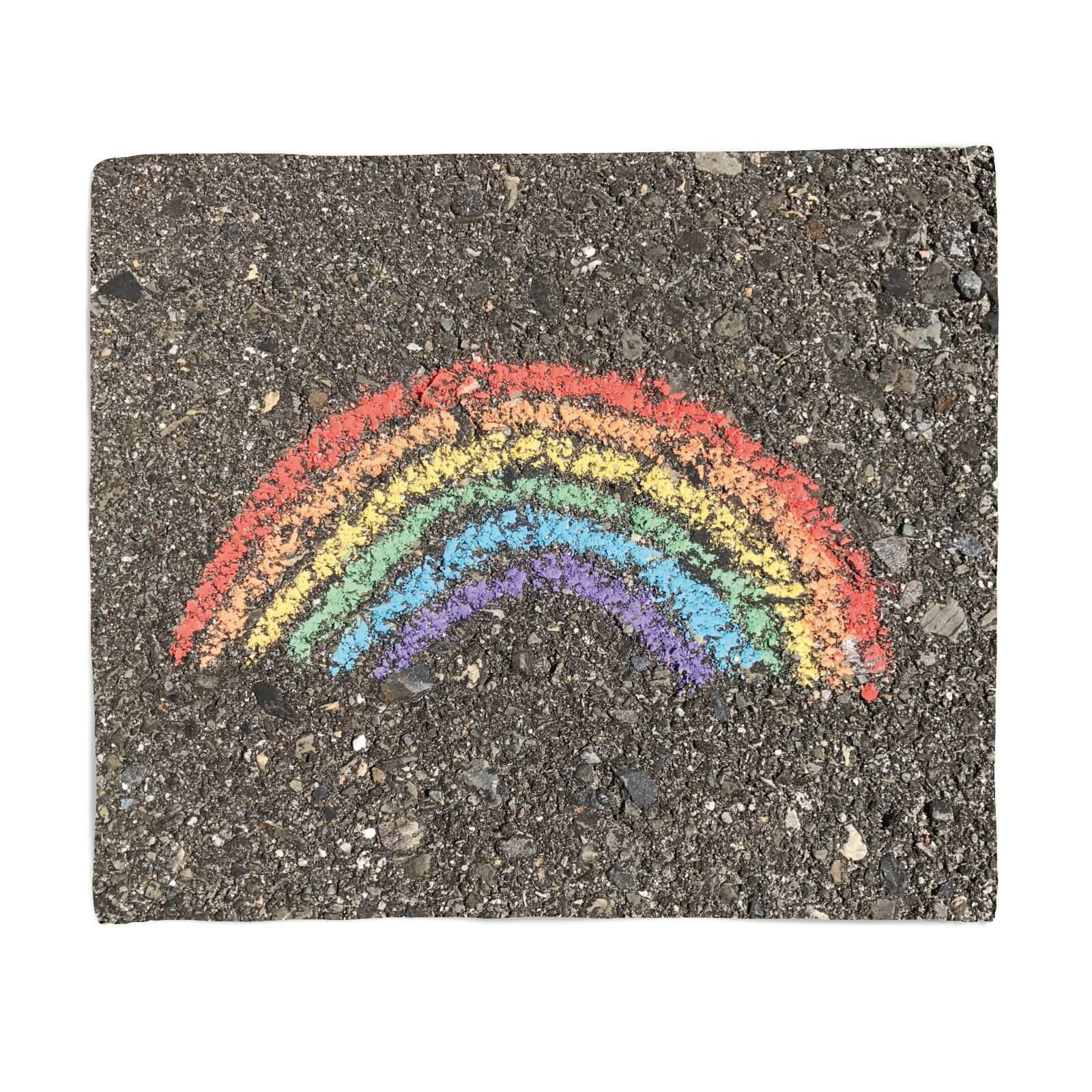 Chalk Rainbow Fleece Blanket - S