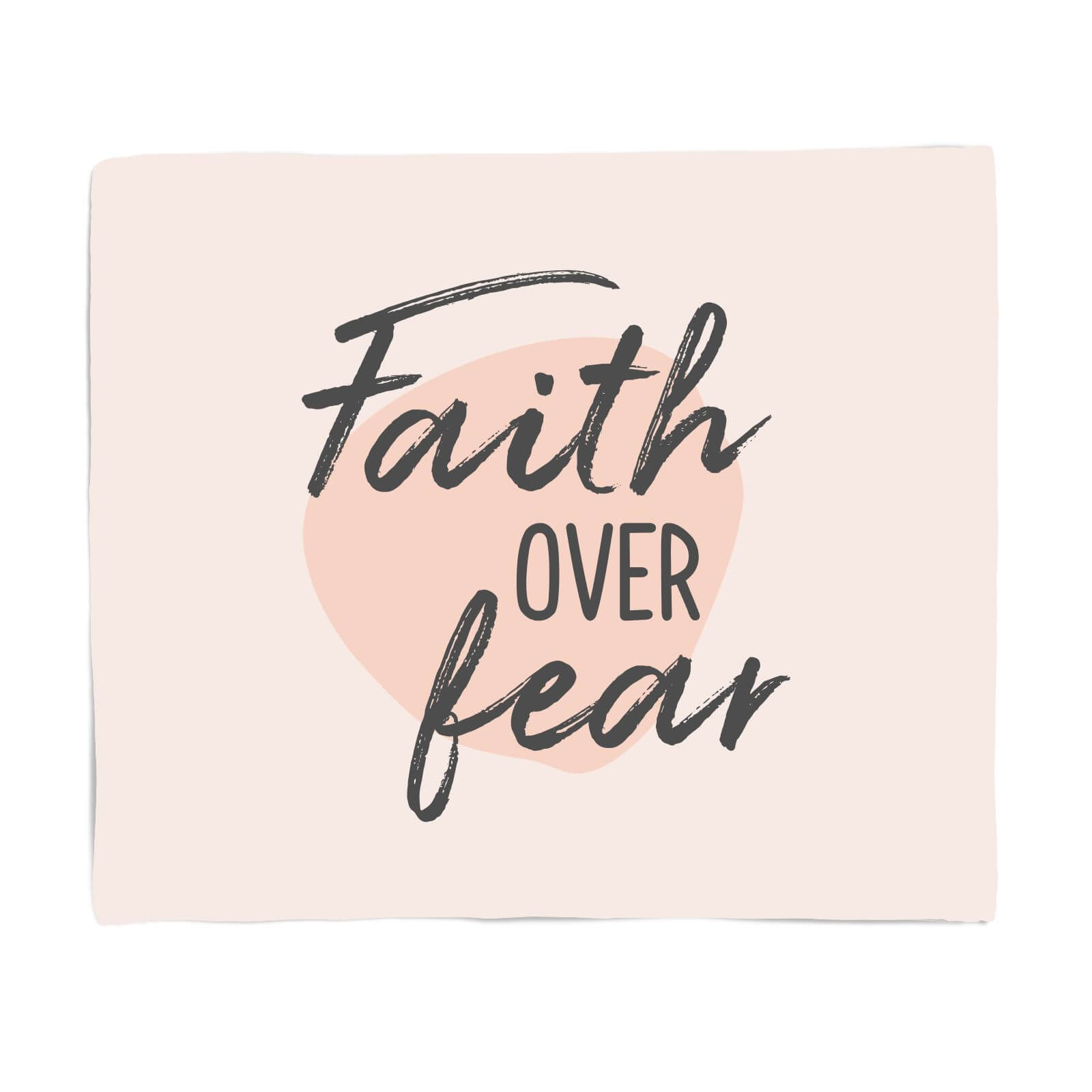 Faith Over Fear Fleece Blanket - S