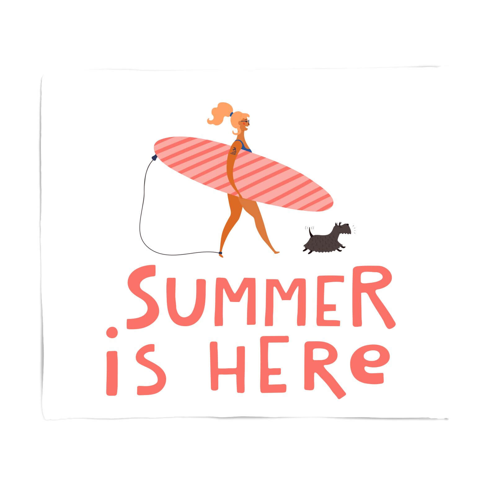 Summer Is Here Fleece Blanket - S