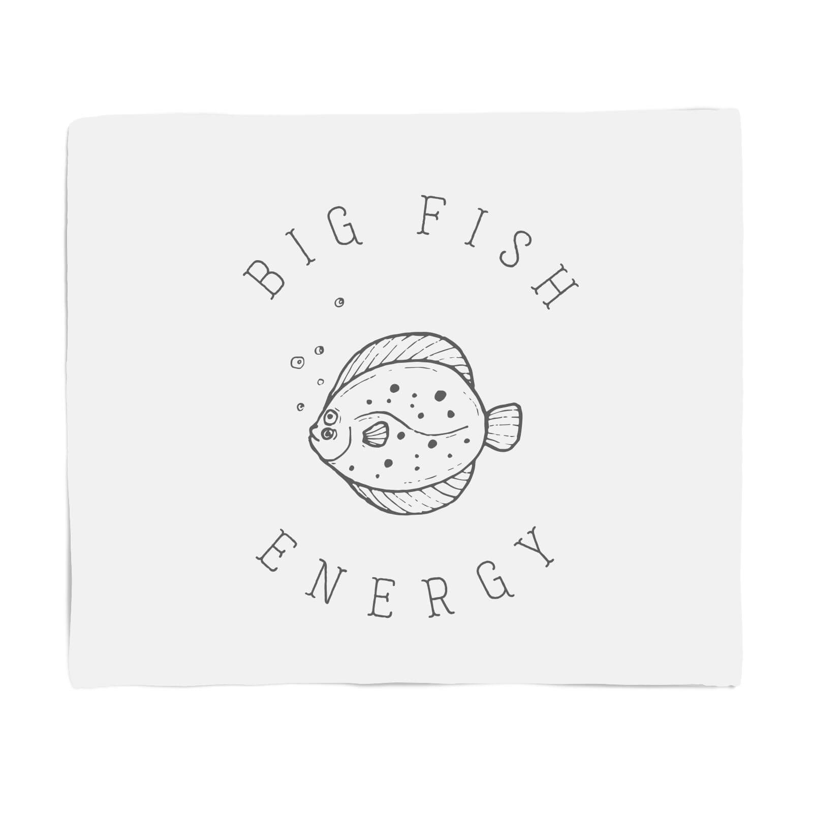 Big Fish Energy Fleece Blanket - S