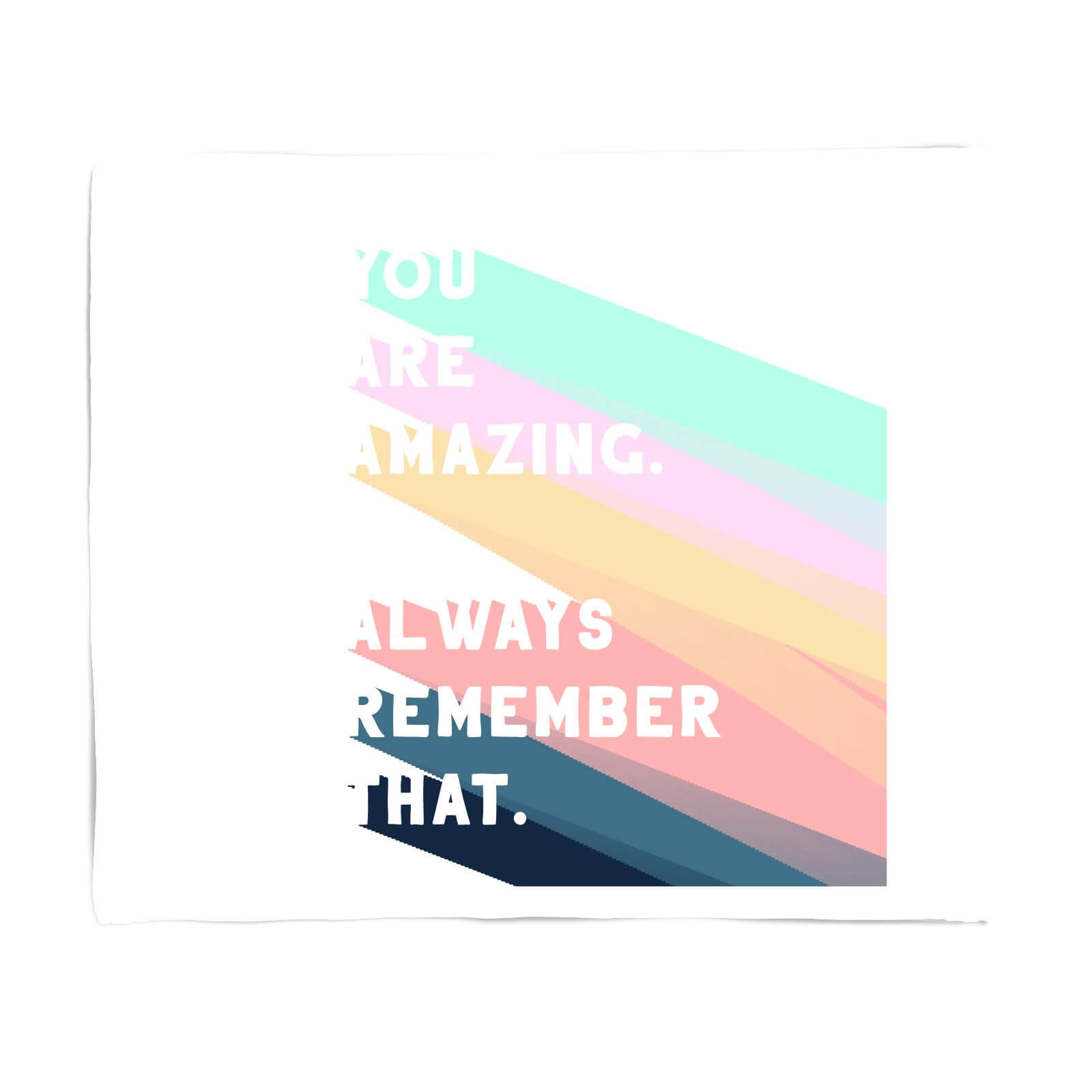 You Are Amazing Fleece Blanket - S