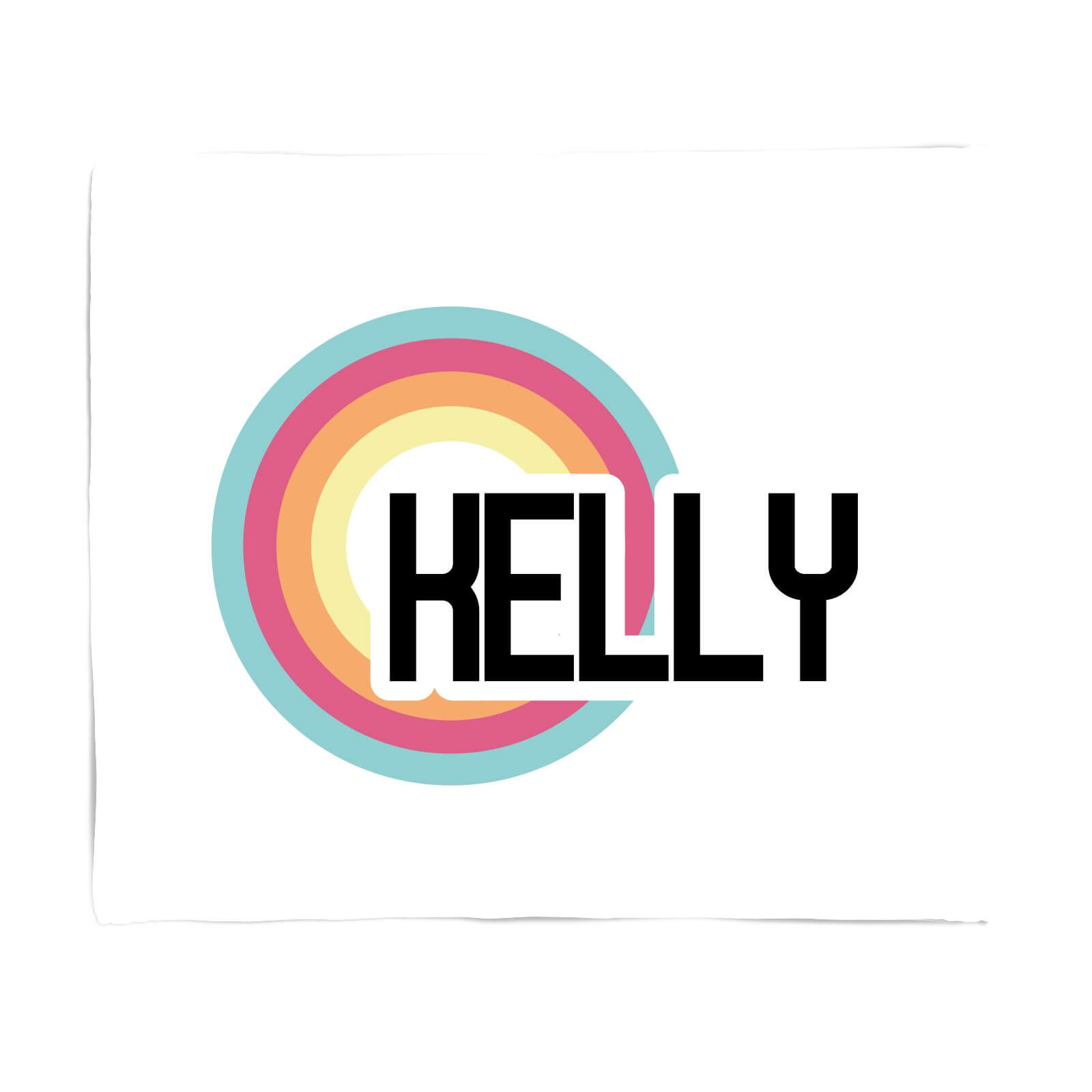 Kelly Rainbow Fleece Blanket - S