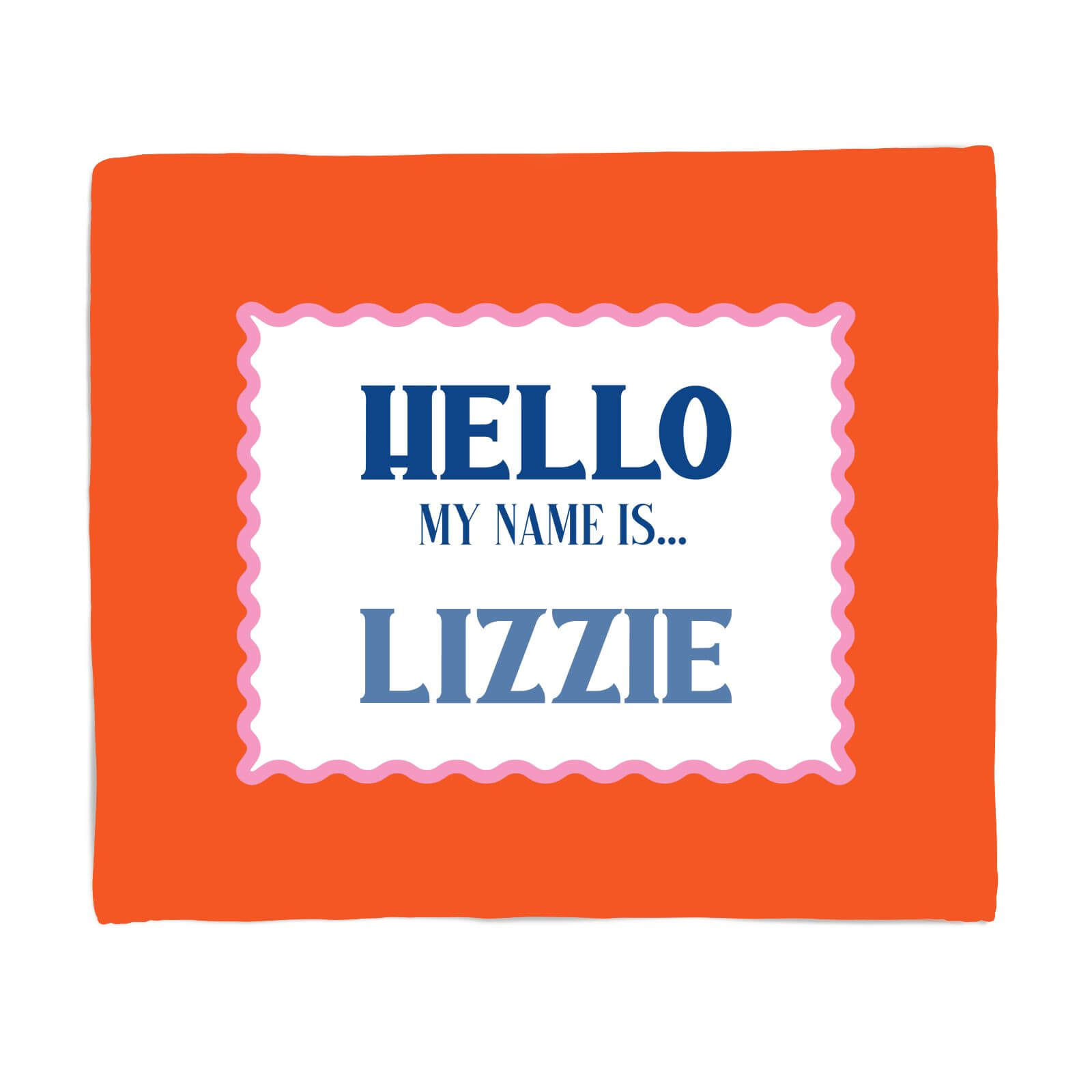 Hello, My Name Is Lizzie Fleece Blanket - S