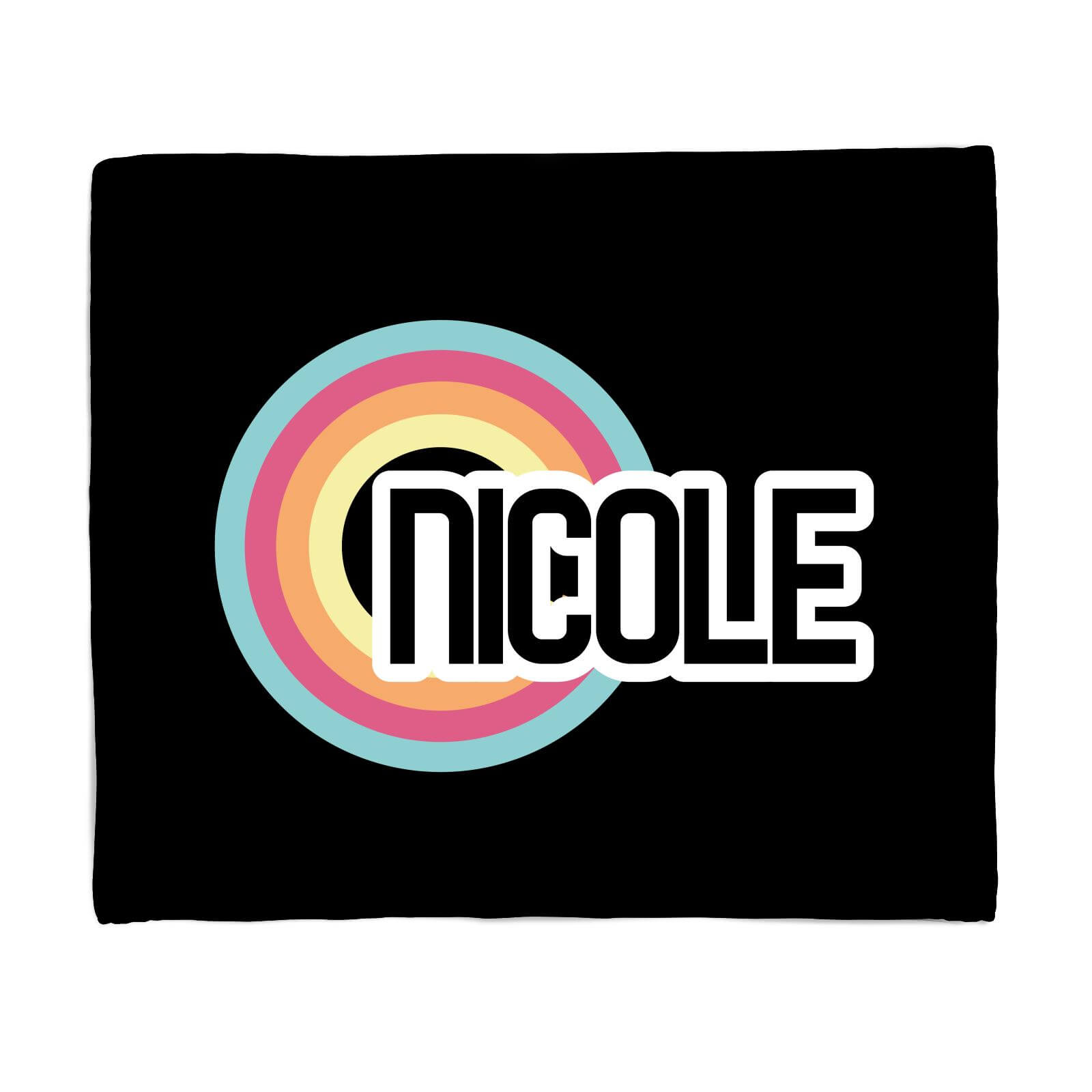 Nicole Rainbow Fleece Blanket - S