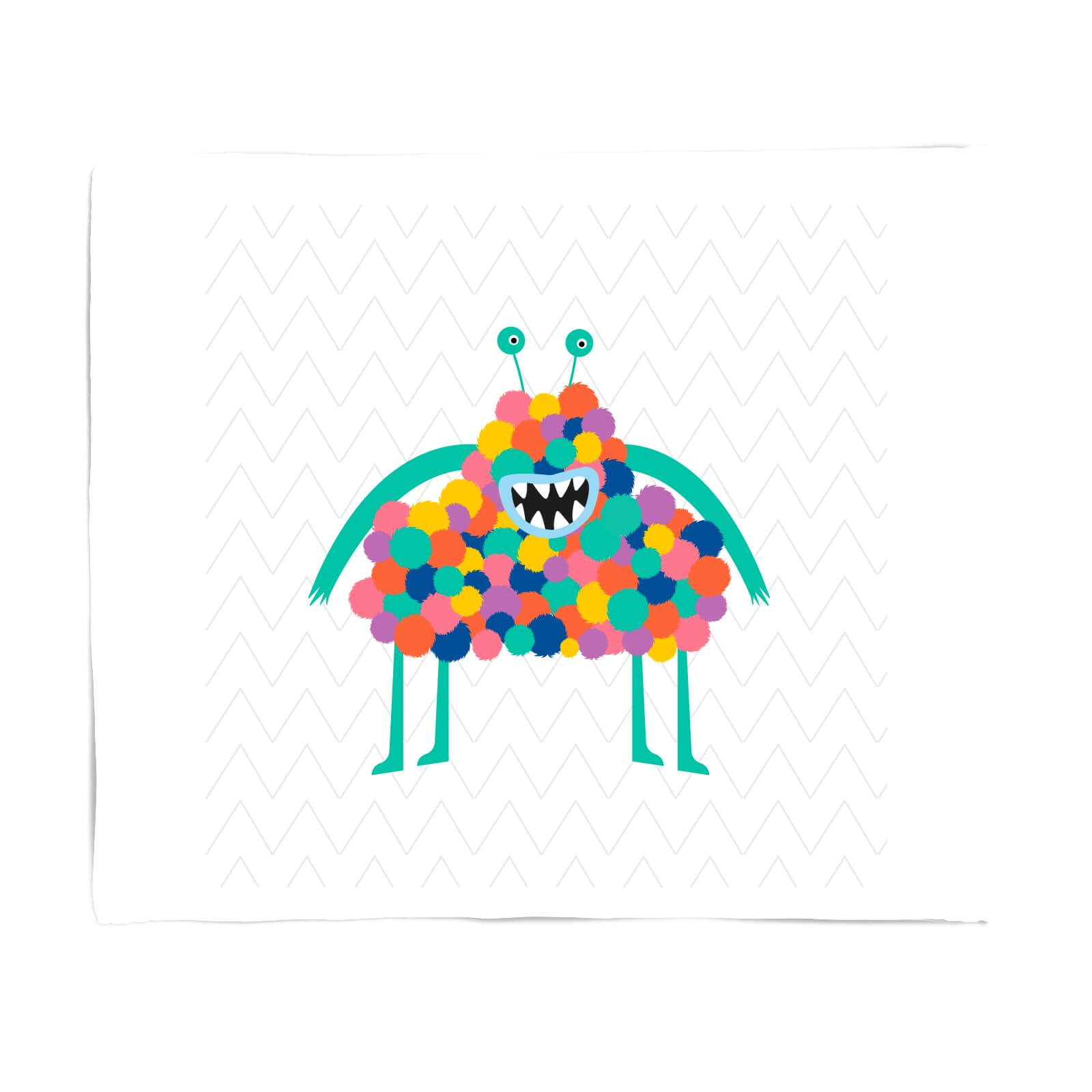 Giant Fluffy Monster Fleece Blanket - S