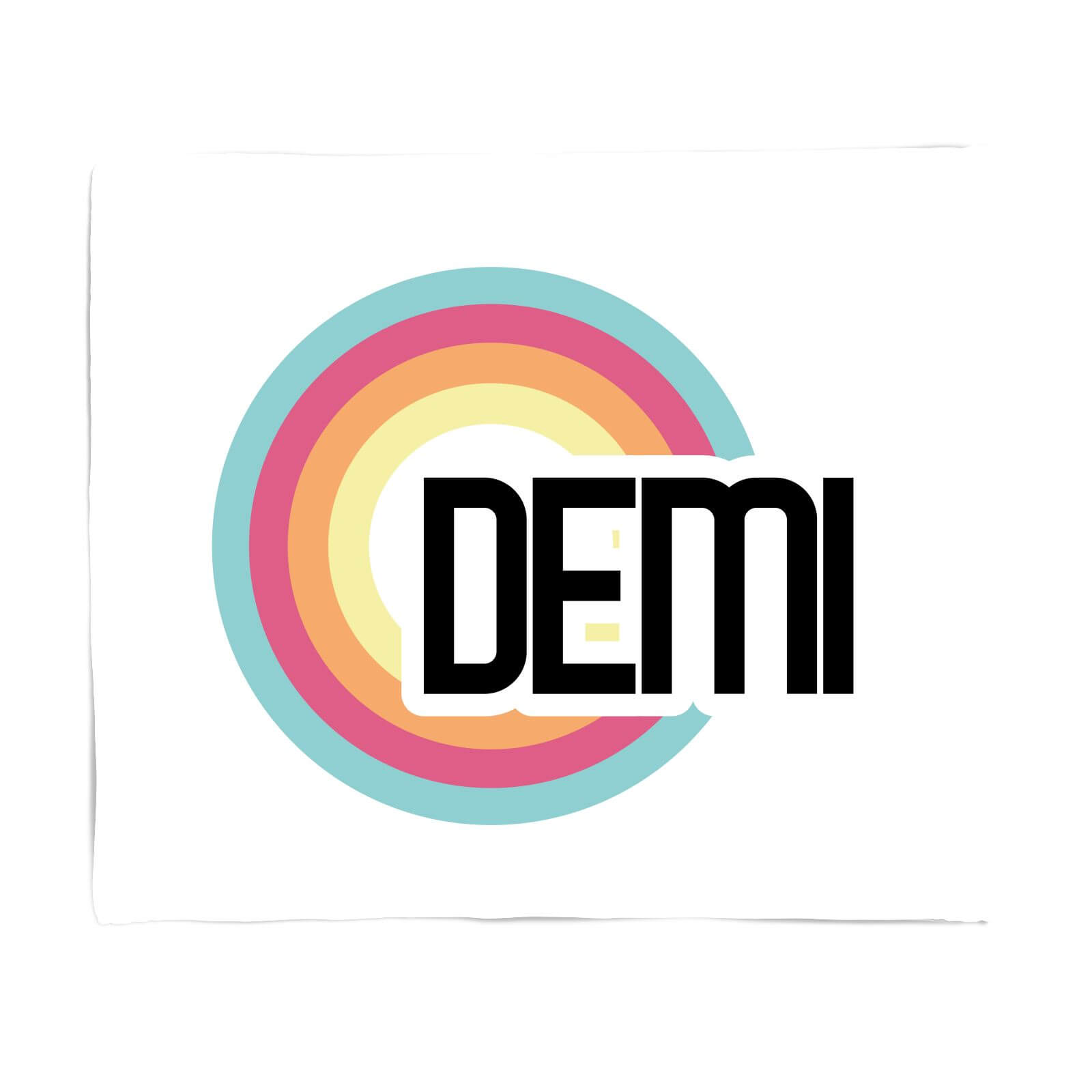Demi Rainbow Fleece Blanket - S