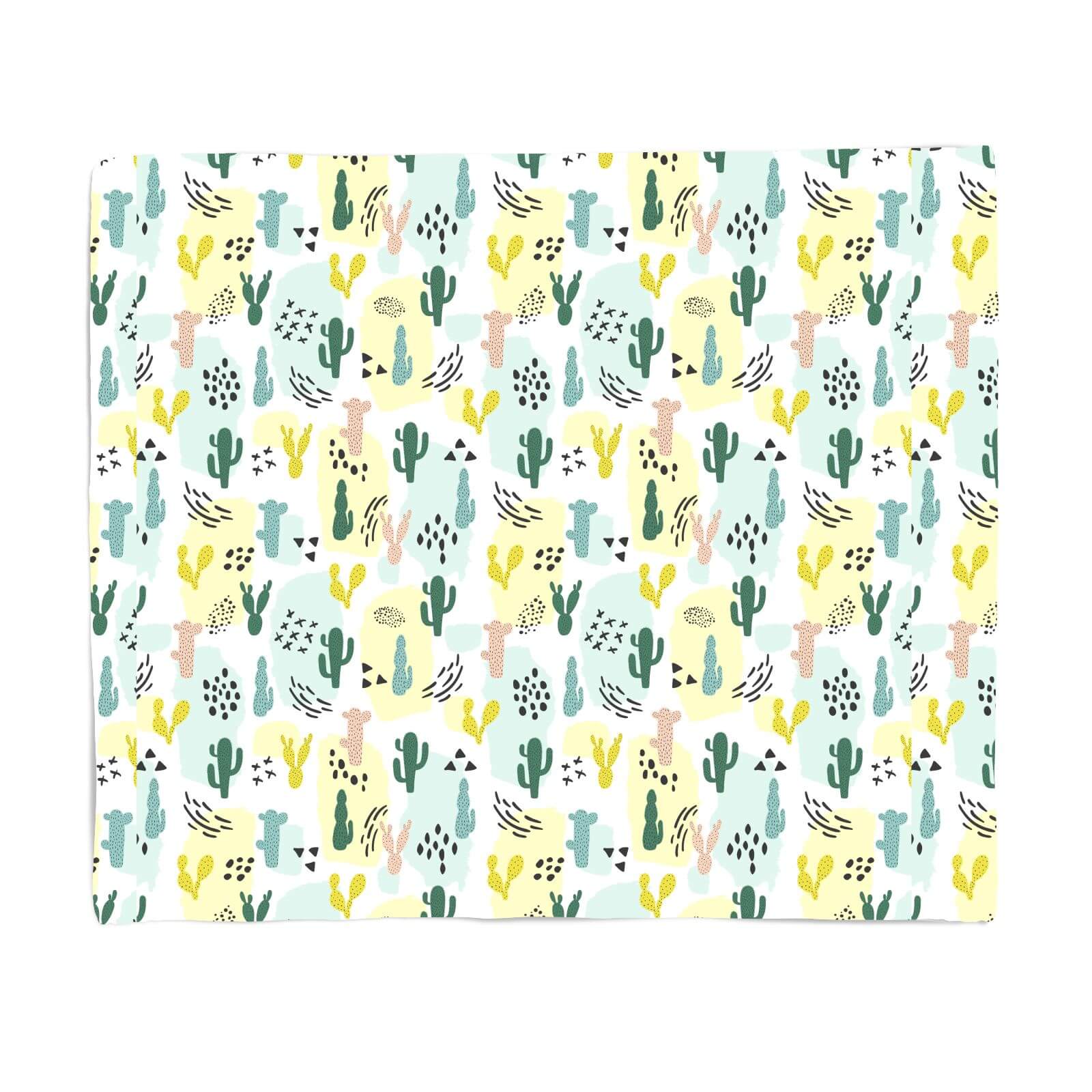 Playful Cacti Fleece Blanket - S