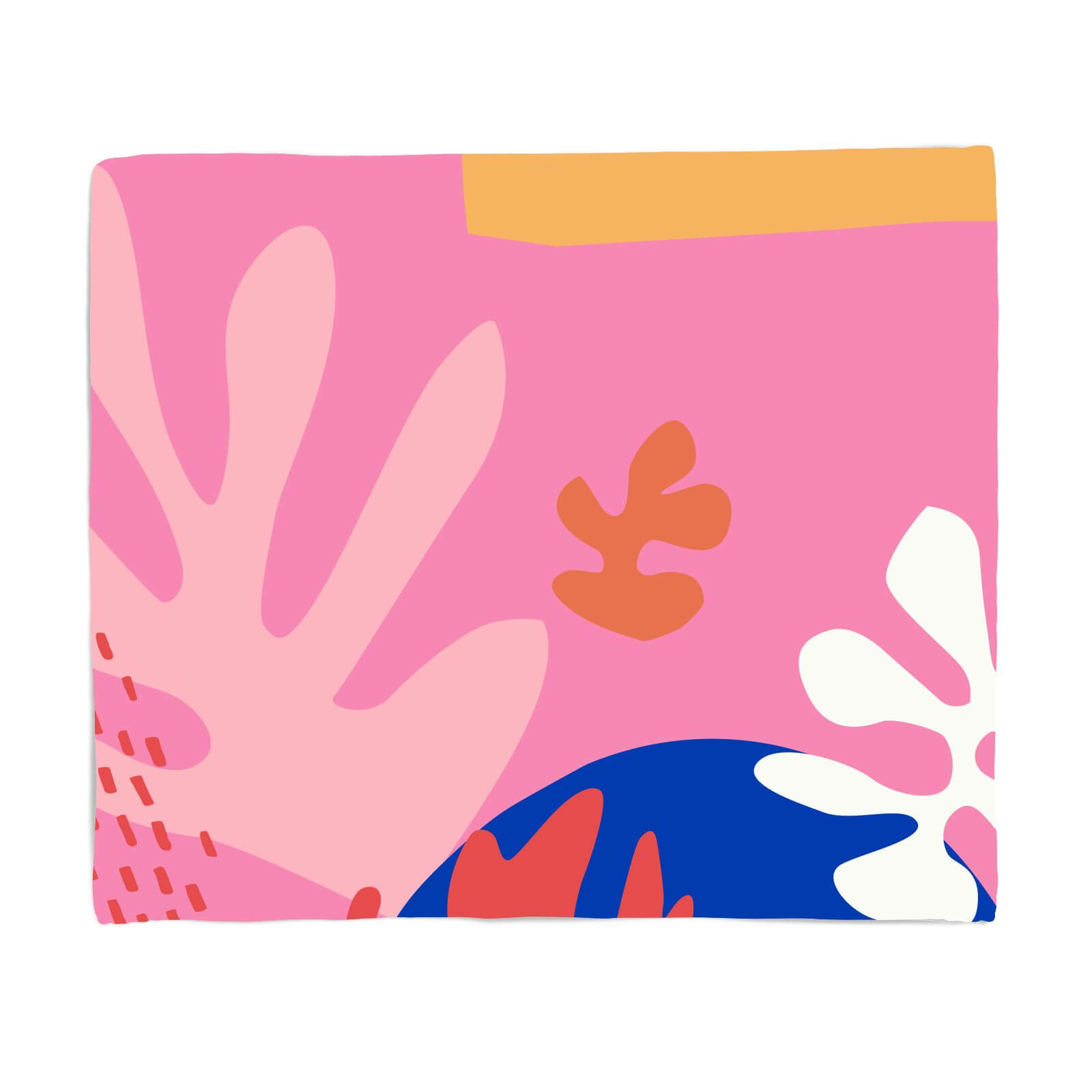 Colourful Abstract Fleece Blanket - S