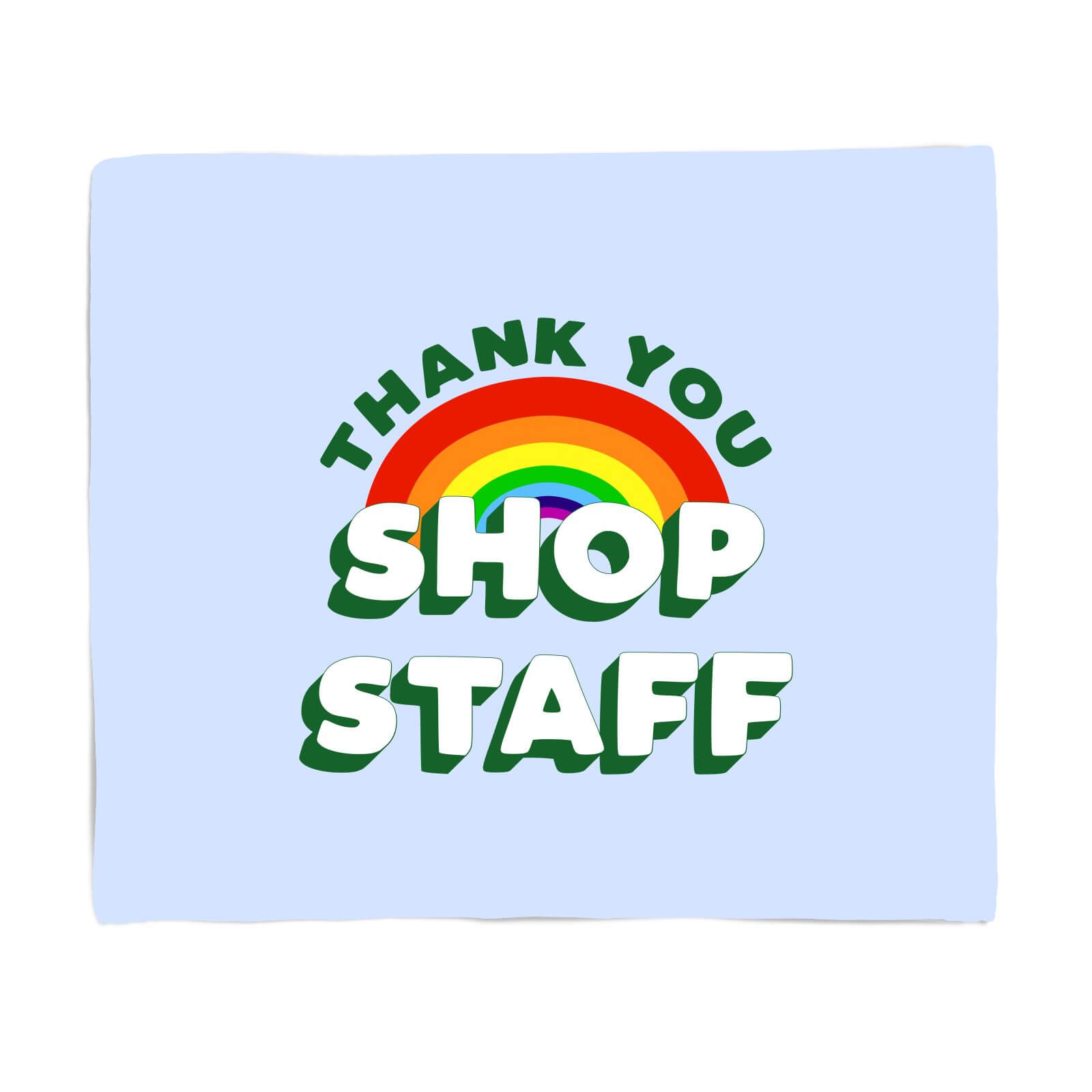 Thank You Shop Staff Fleece Blanket - S