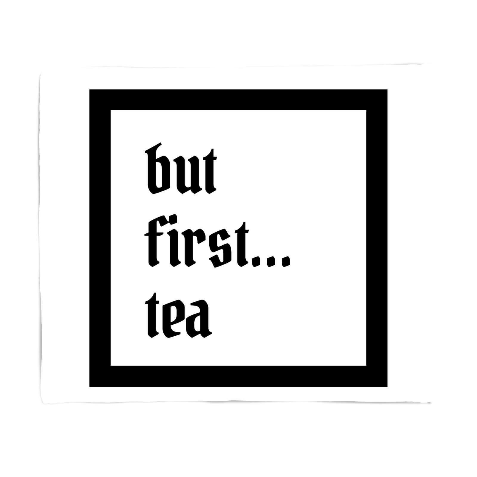 But First Tea Fleece Blanket - S
