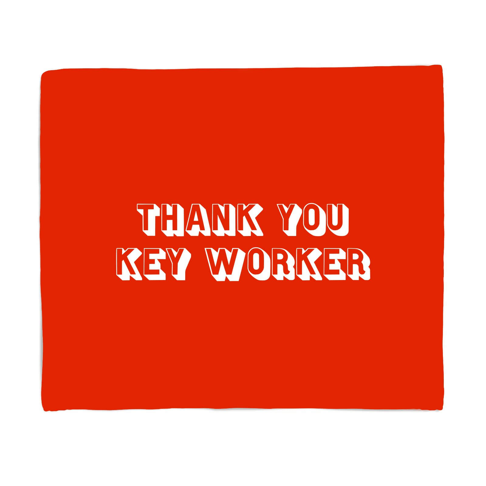 Thank You Key Worker Fleece Blanket - S
