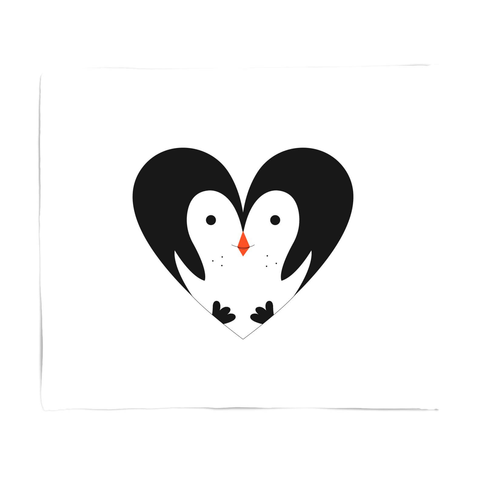 Love Penguin Fleece Blanket - S