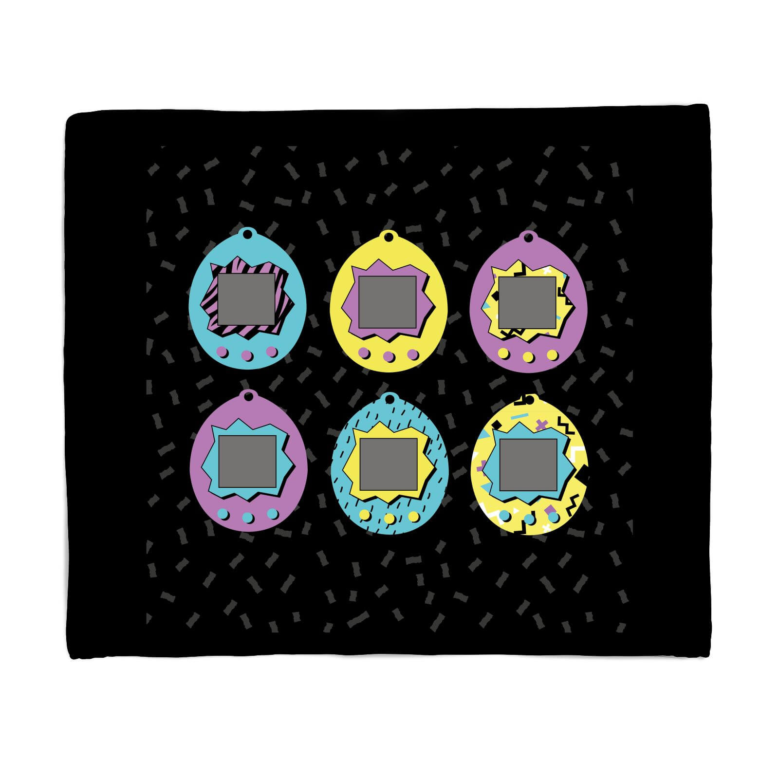 Tamagotchi Graphic Fleece Blanket - S