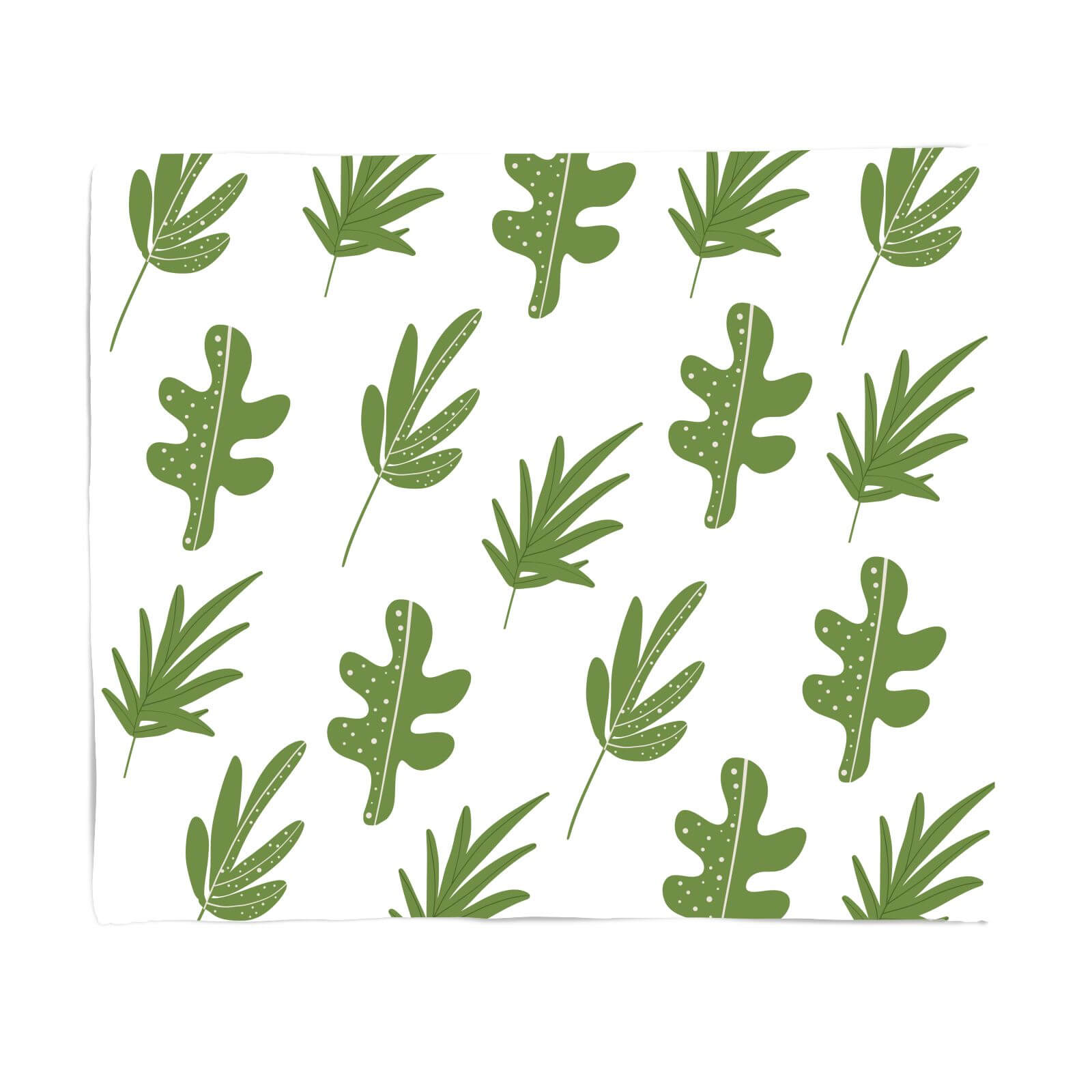 Multi Leaves Fleece Blanket - S