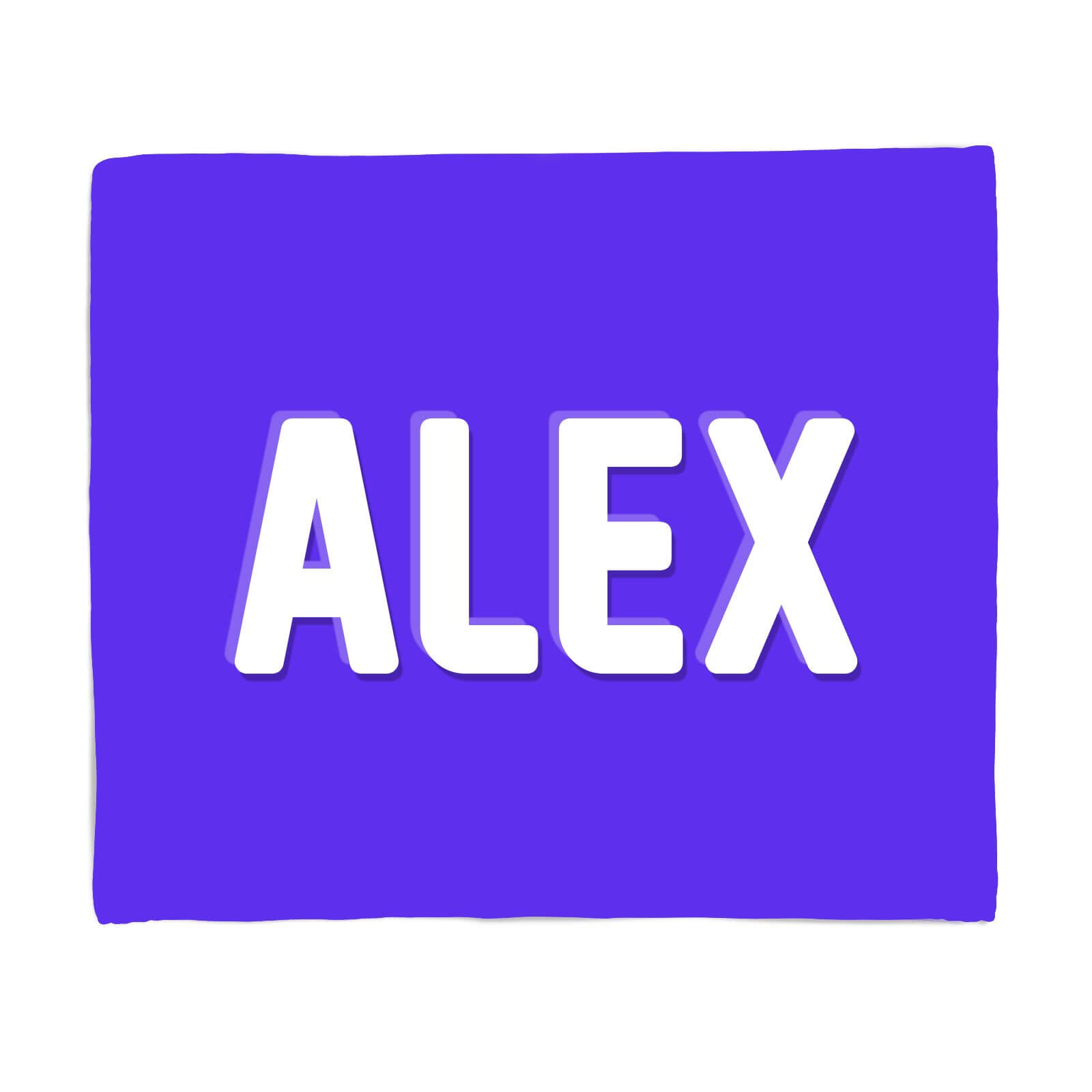 Embossed Alex Fleece Blanket - S