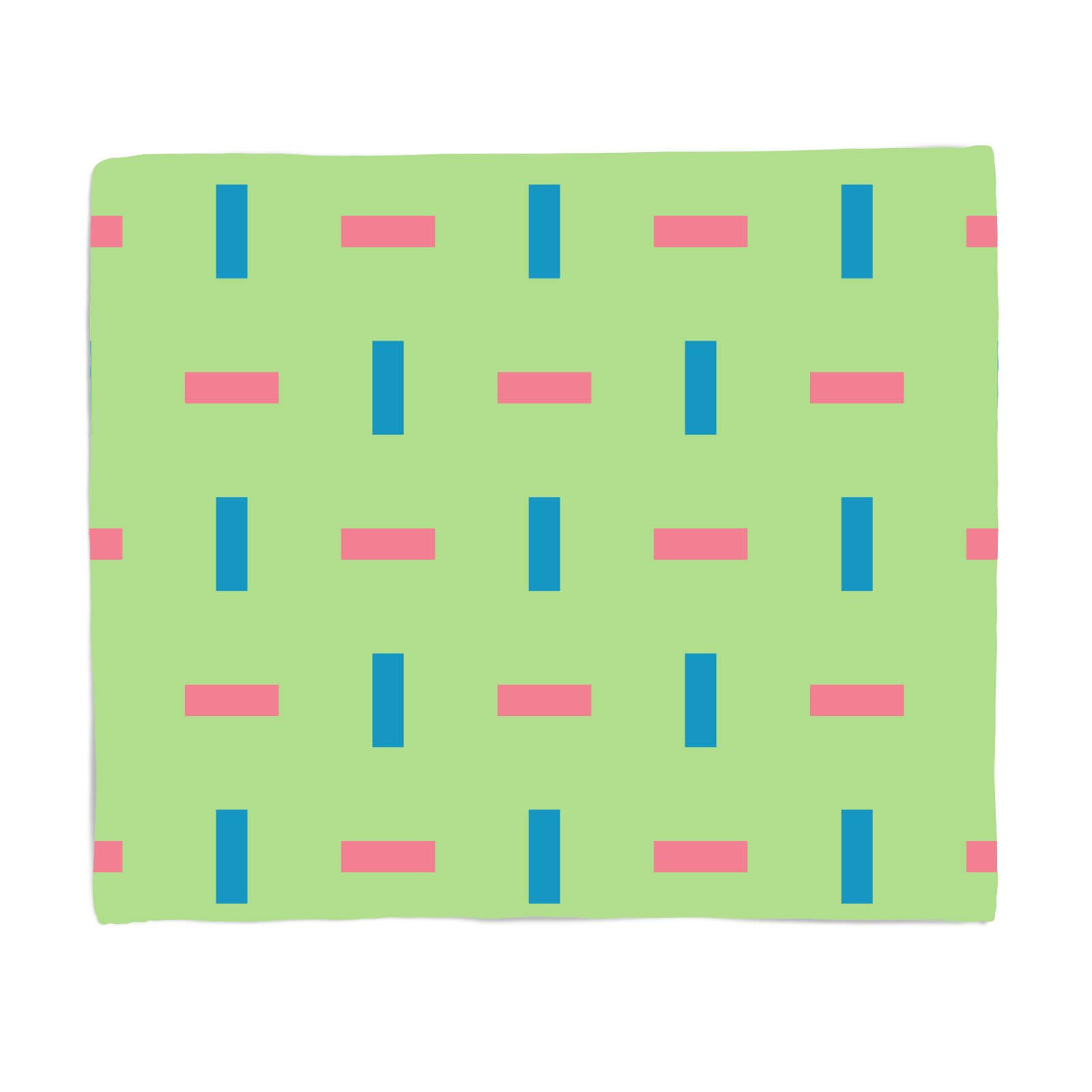 Spaced Bricks Fleece Blanket - S