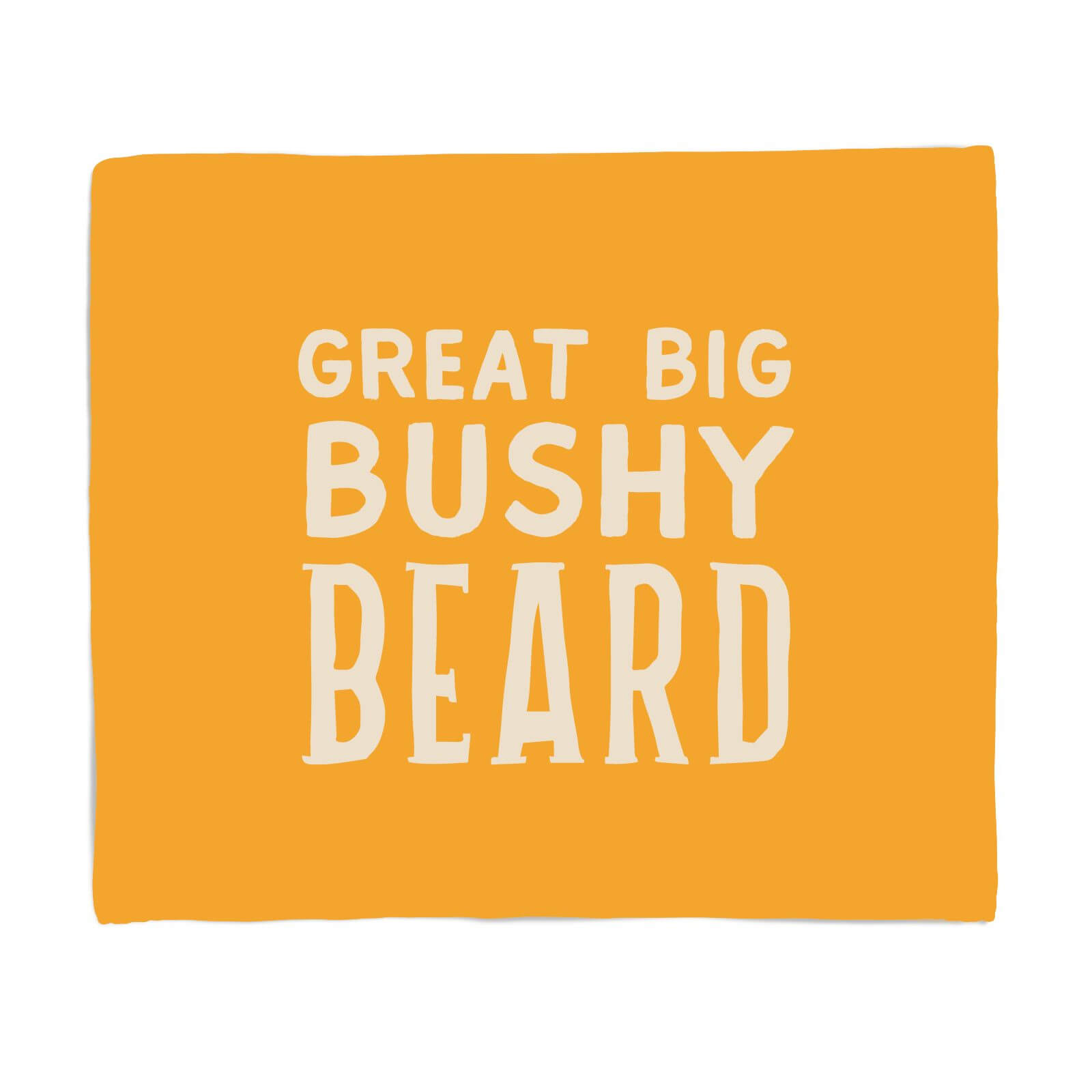 Great Big Bushy Beard Fleece Blanket - S