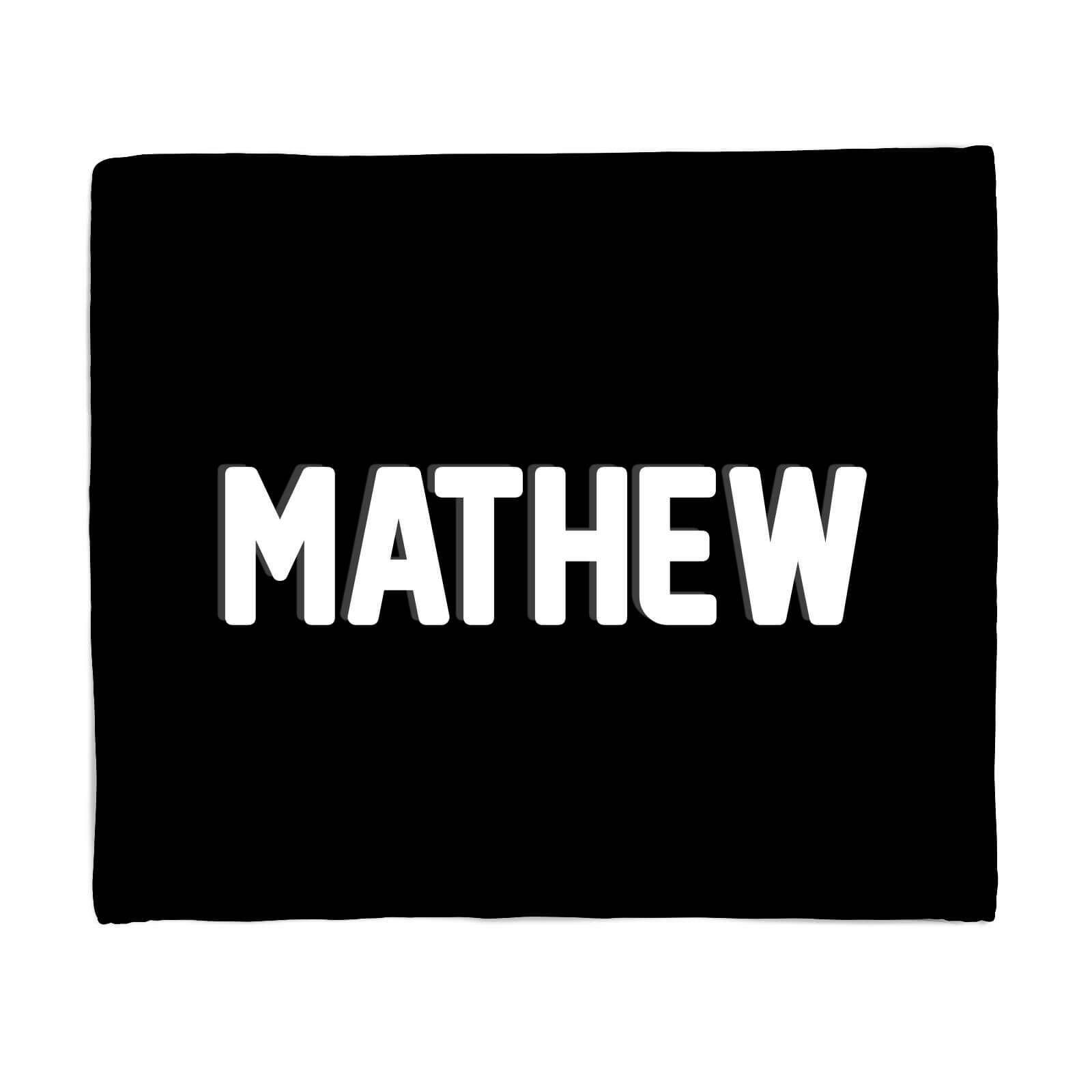 Embossed Mathew Fleece Blanket - S