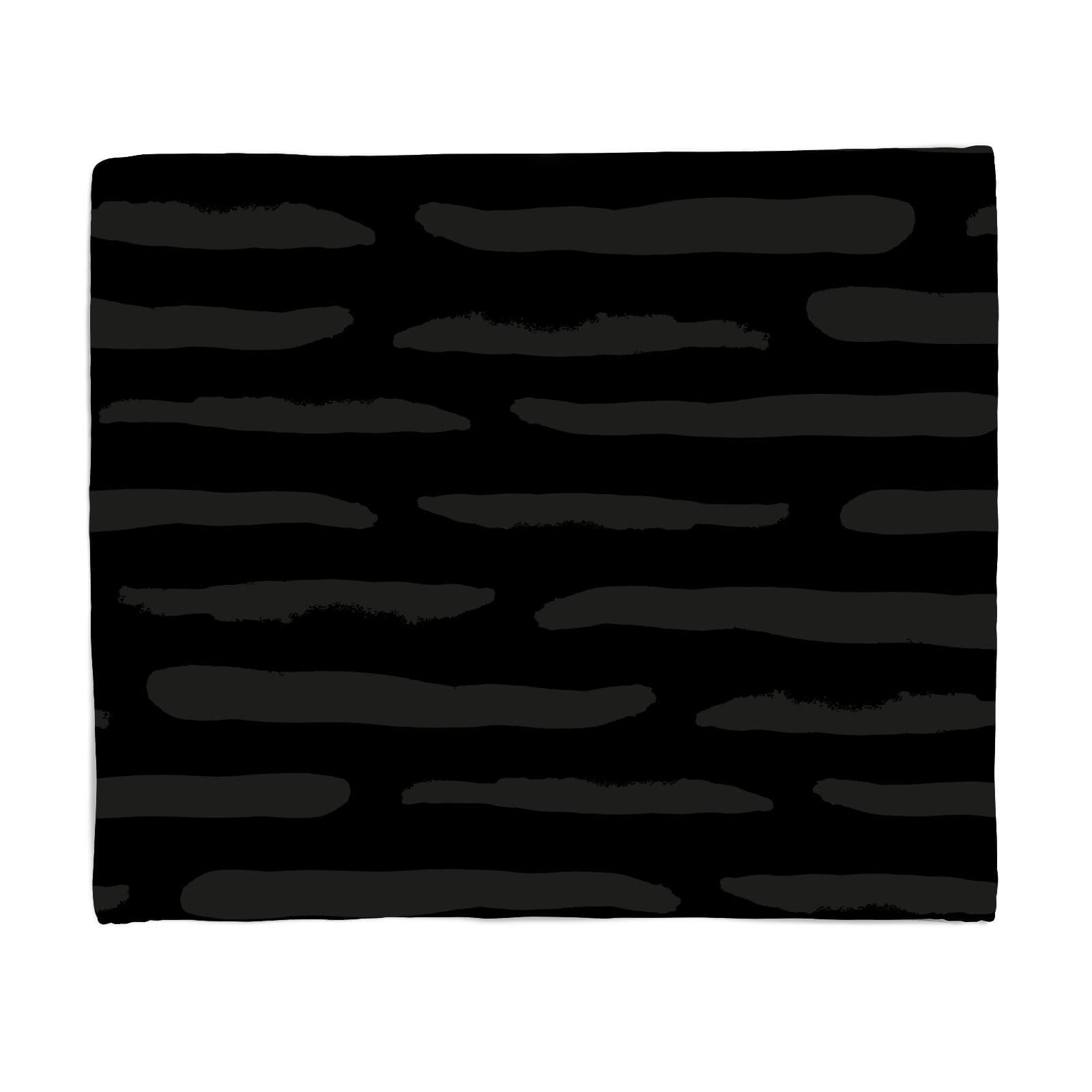 Inky Lines Fleece Blanket - S