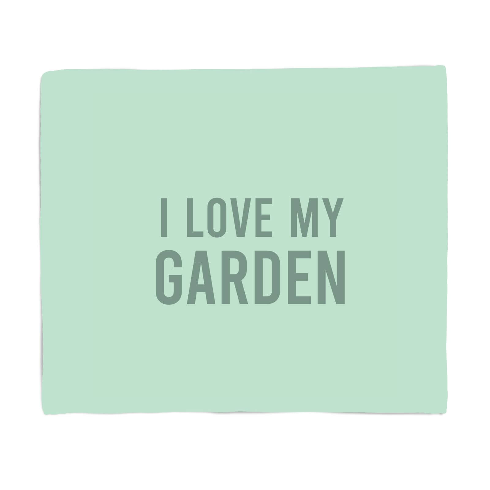 I Love My Garden Fleece Blanket - S