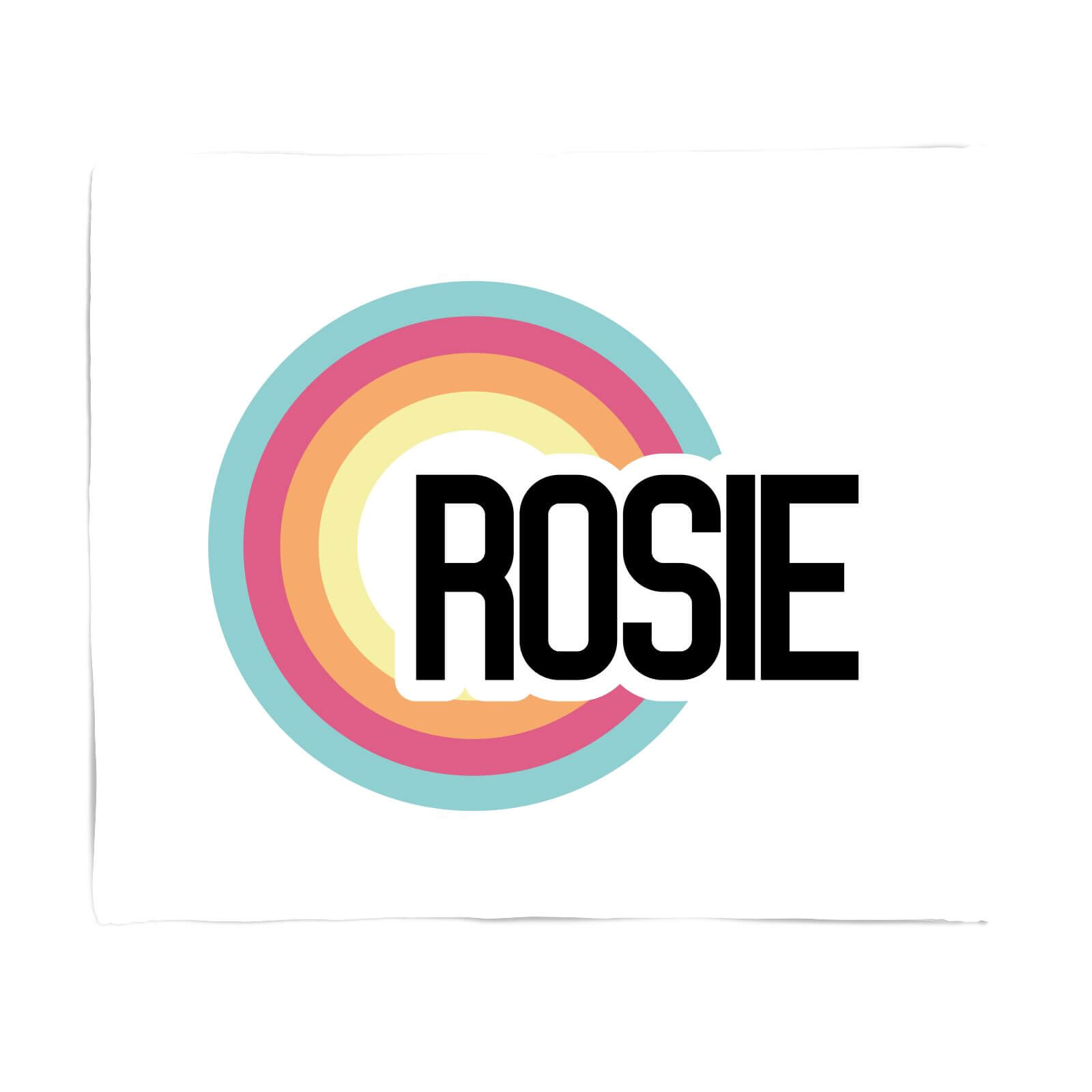 Rosie Rainbow Fleece Blanket - S