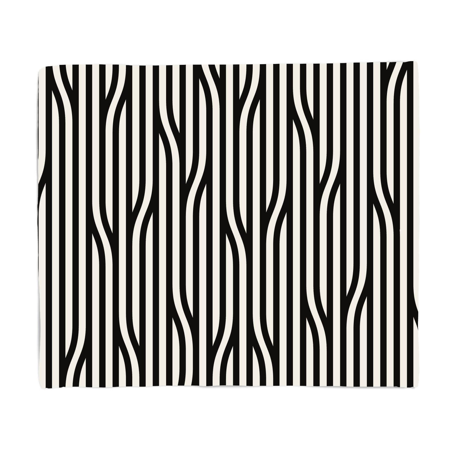 Parallel Lines Fleece Blanket - S