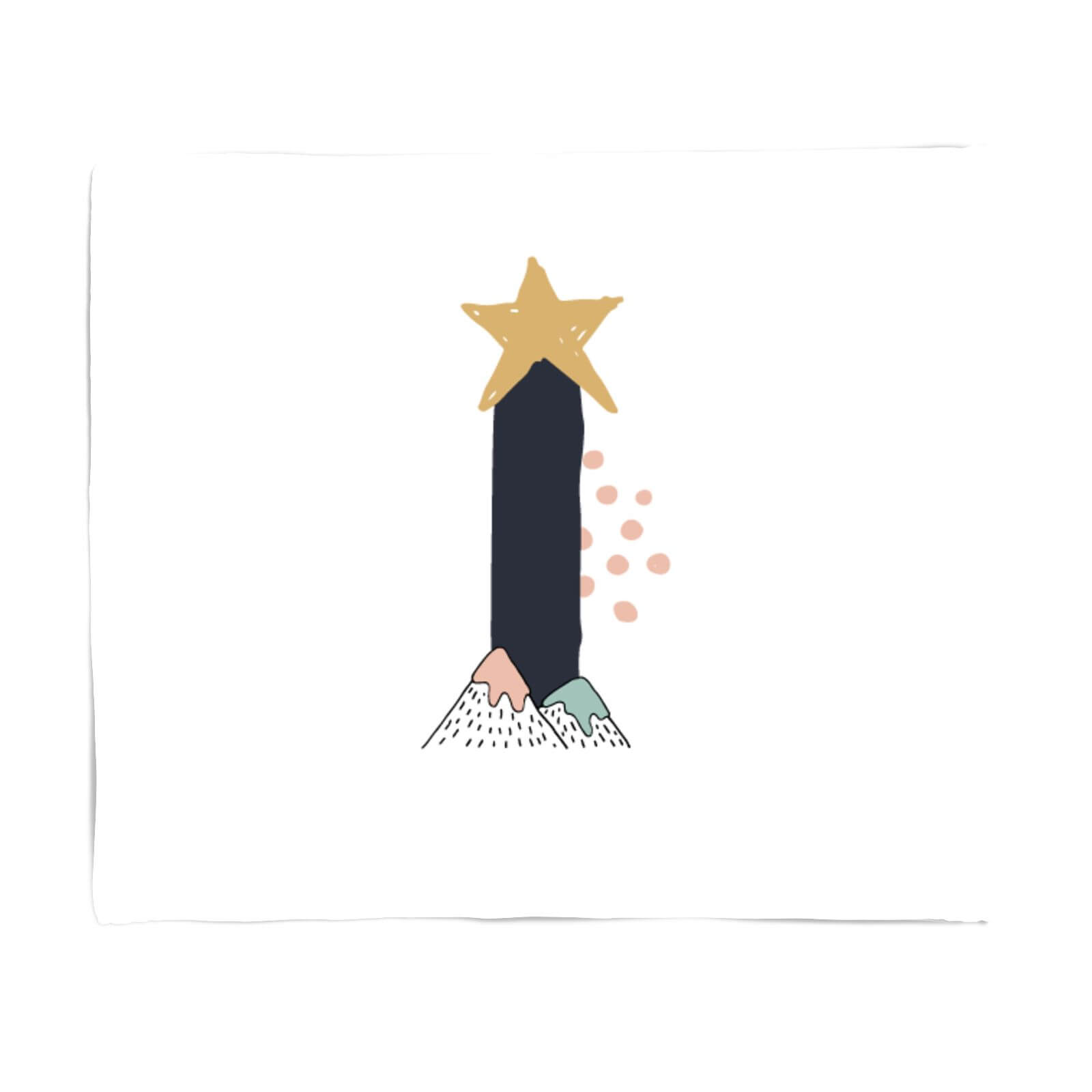 Starry Night I Fleece Blanket - S